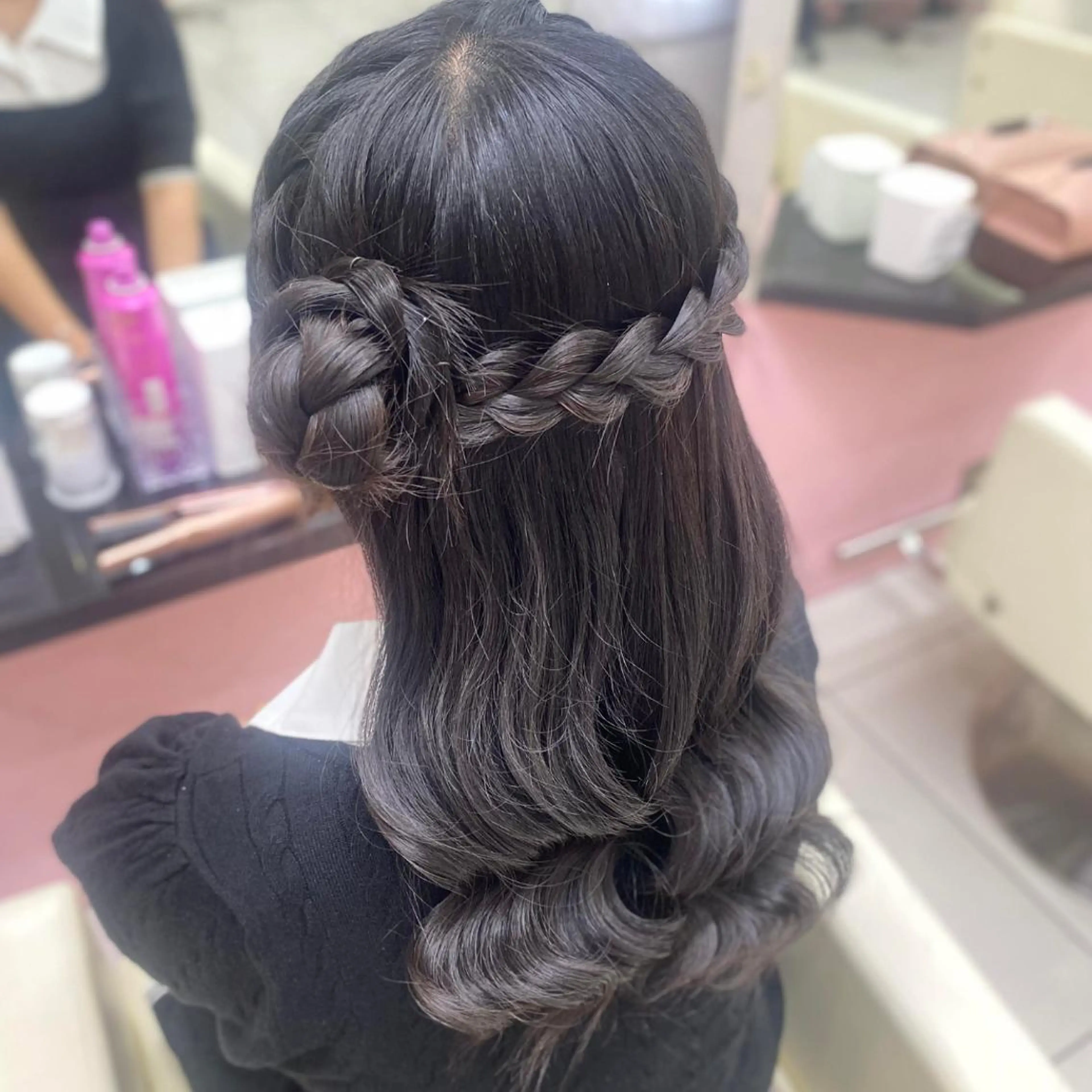 ヘアアレンジ ハーフアップ season エクステ/ヘアカラーのヘアスタイル