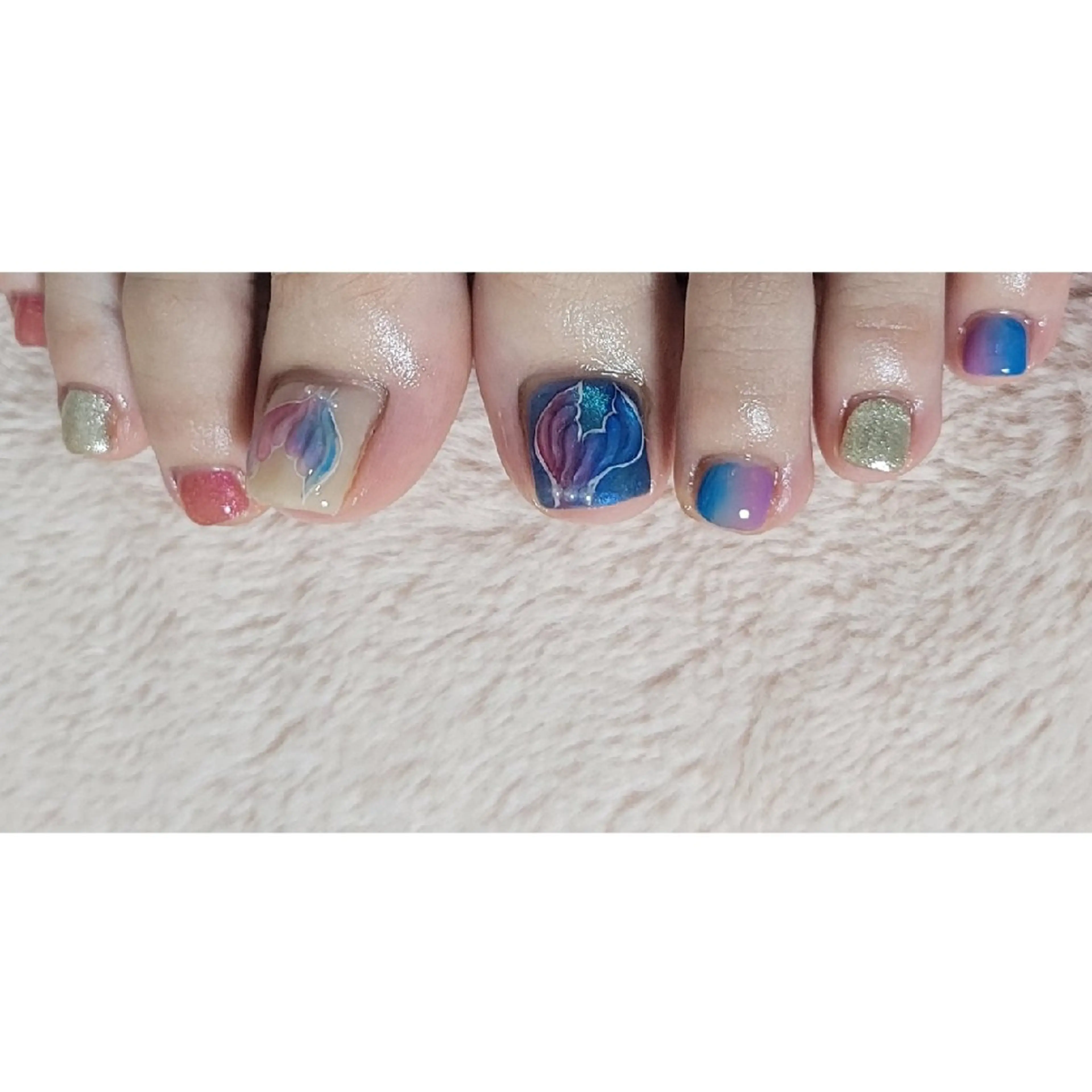 ネイル フットネイル ネイルサロンほっこり kanaのネイルデザイン