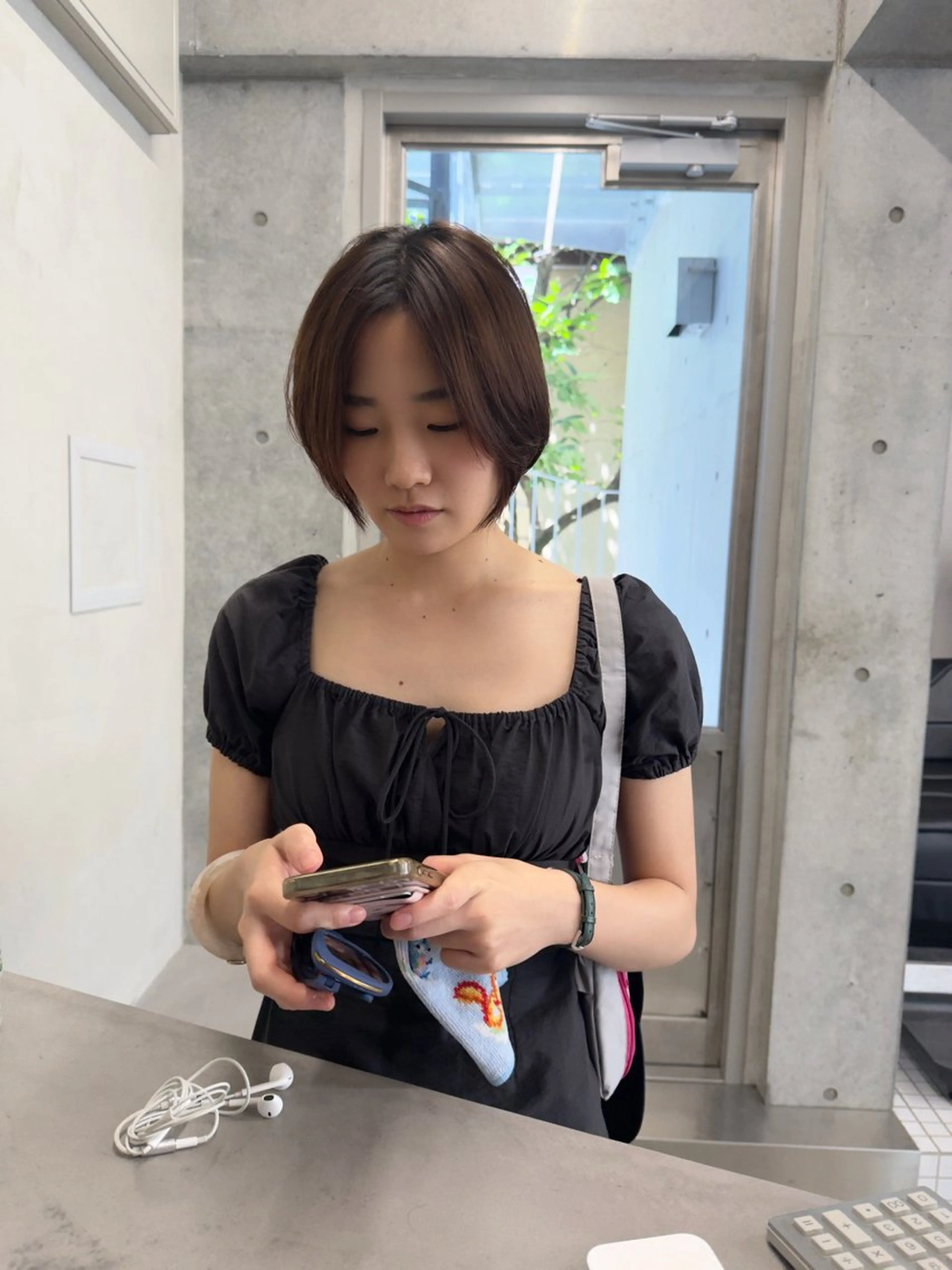 ショート ショートボブ アッシュ ボブ ショートヘア カット 誰より丁寧なカット/ 小林輝/レイヤーのヘアスタイル