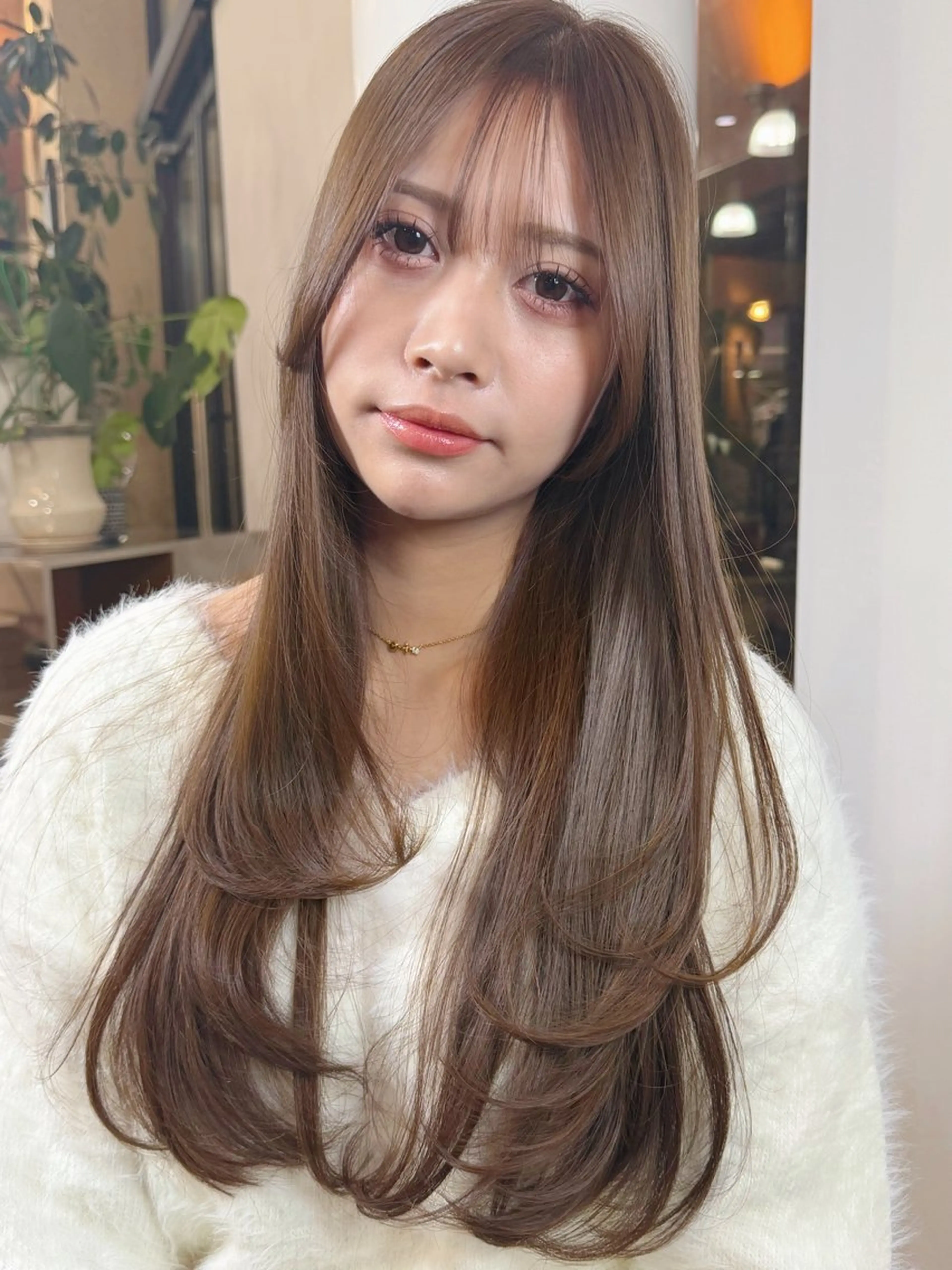 ロング カラー 恒松 雄基のヘアスタイル