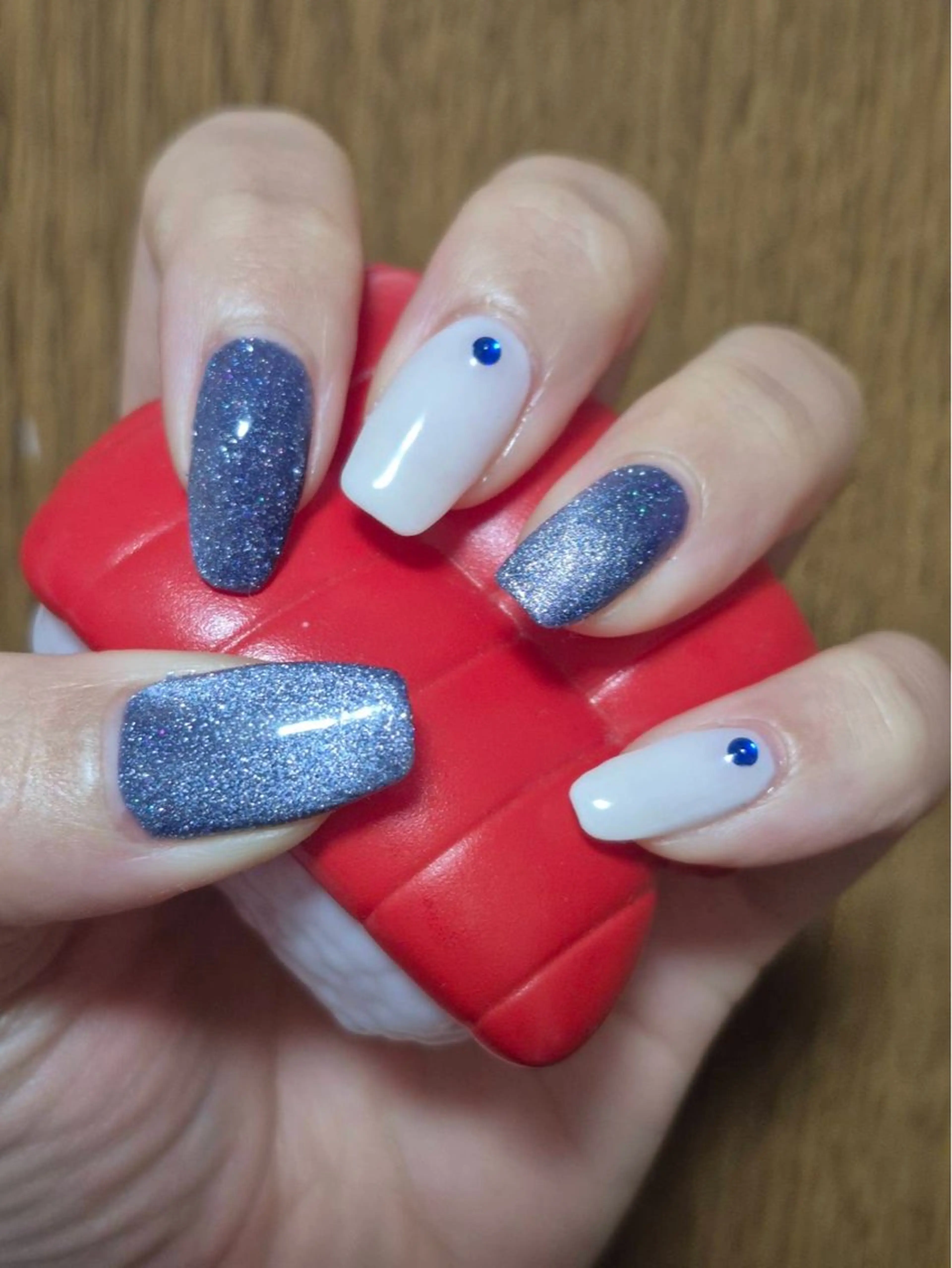 ネイル ラピスラズリ ゆりあのネイルデザイン