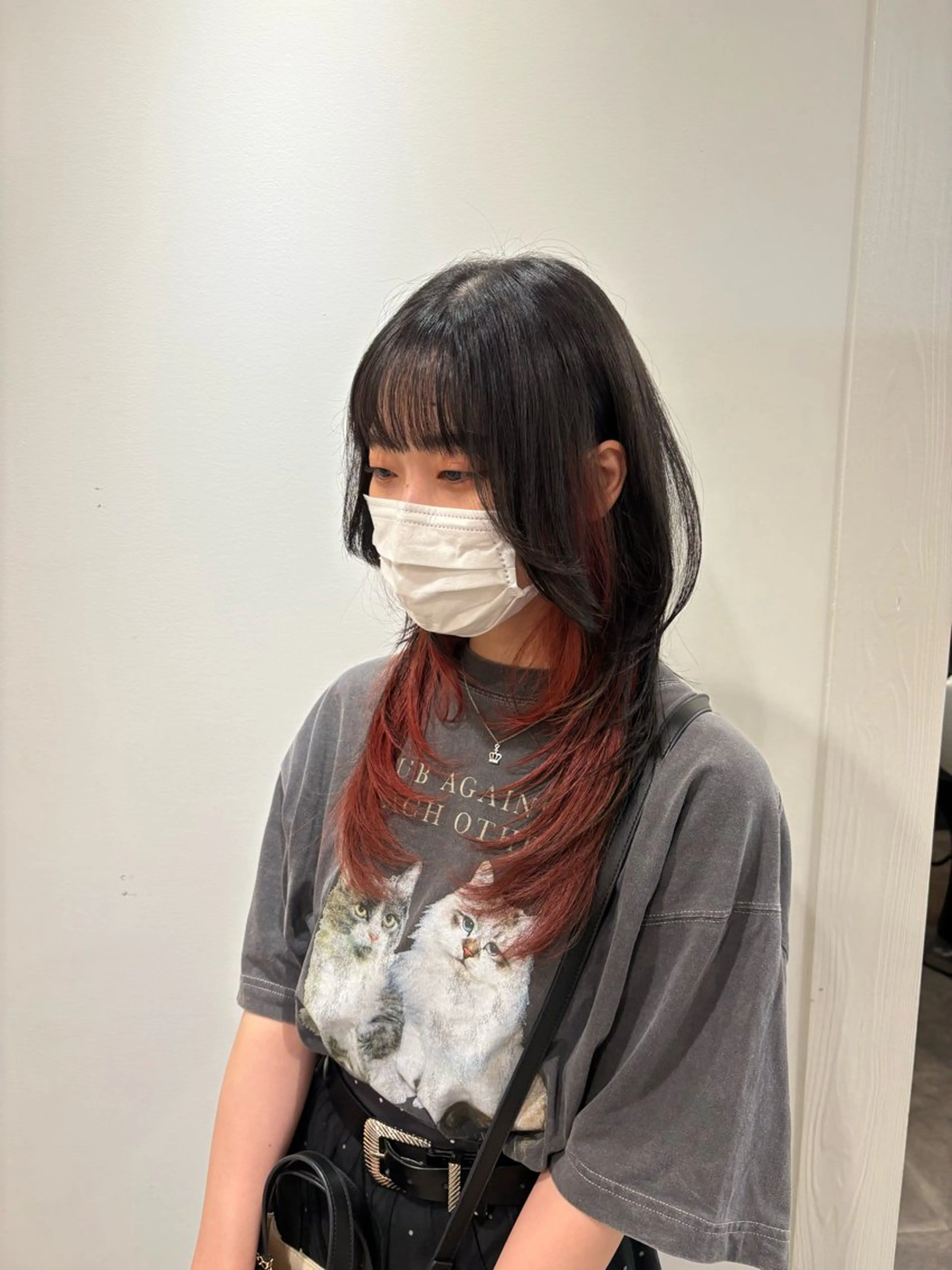 ロング ハッシュカット カット ヘアカラー トリートメント ショート/レイヤー/ ボブ/安本和史のヘアスタイル