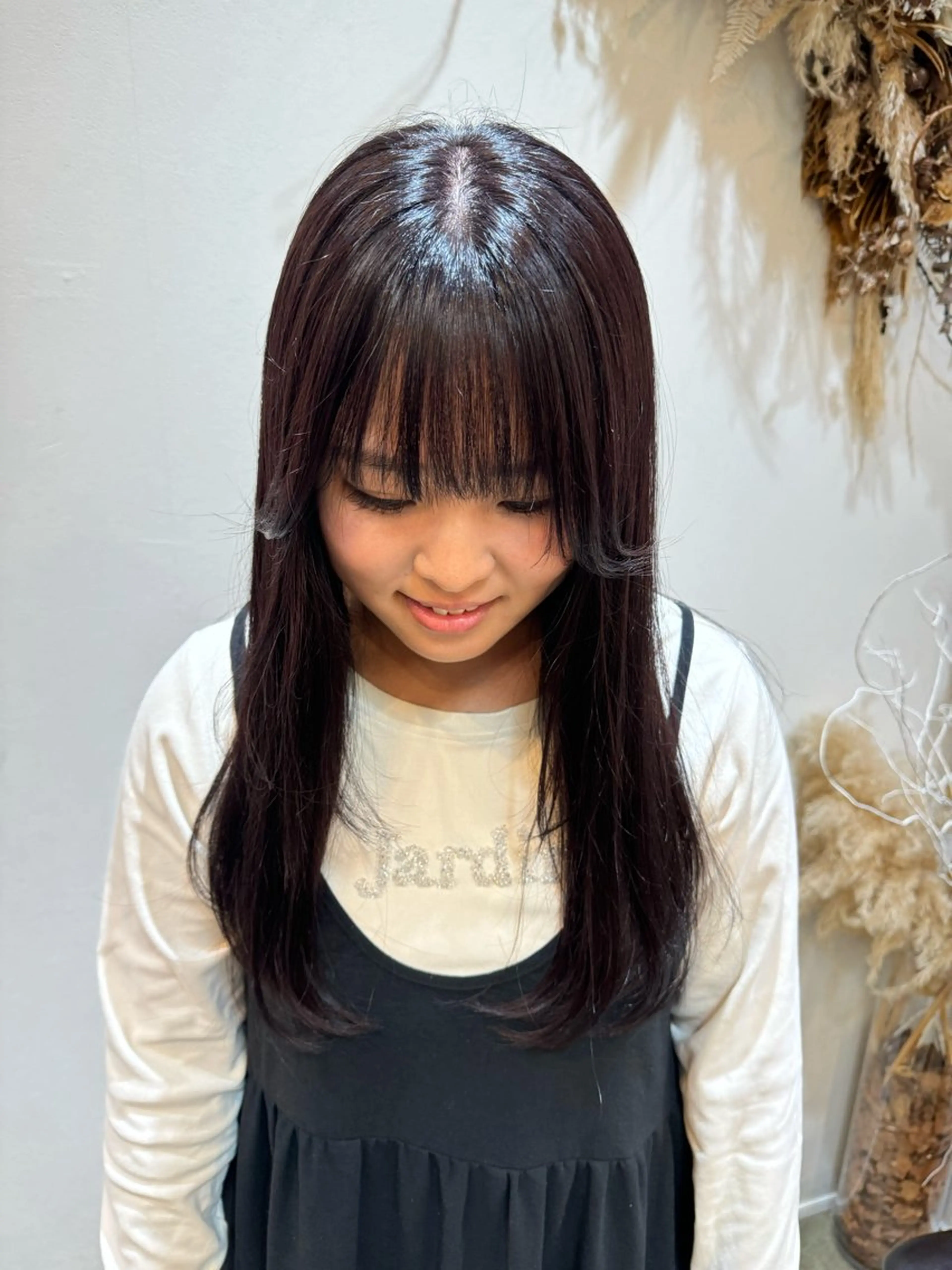 ロング カラー ラベンダーカラー YURA bisou hairのマツエク・マツパデザイン