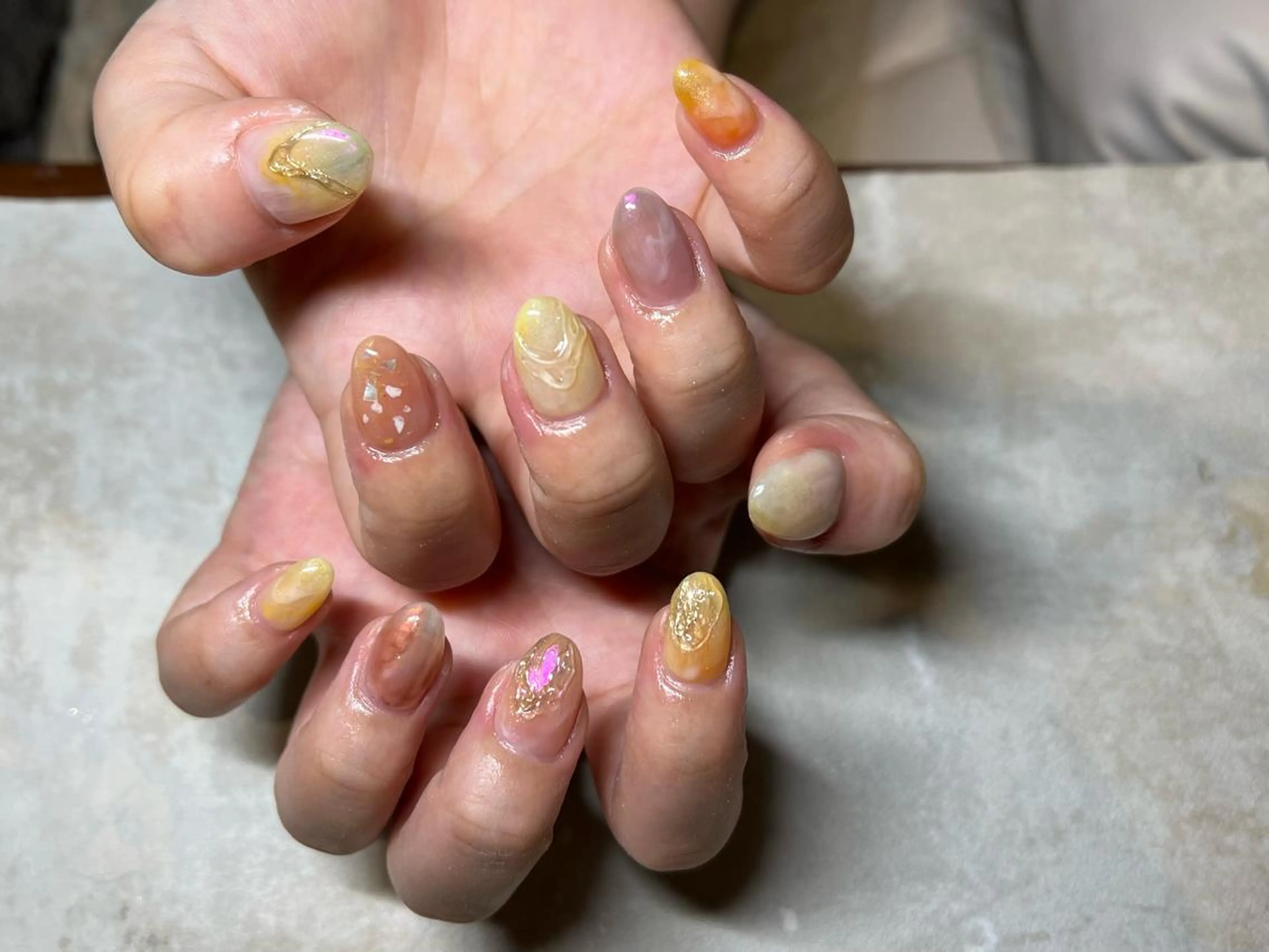 ネイル ハンドネイル 谷川 薫のネイルデザイン