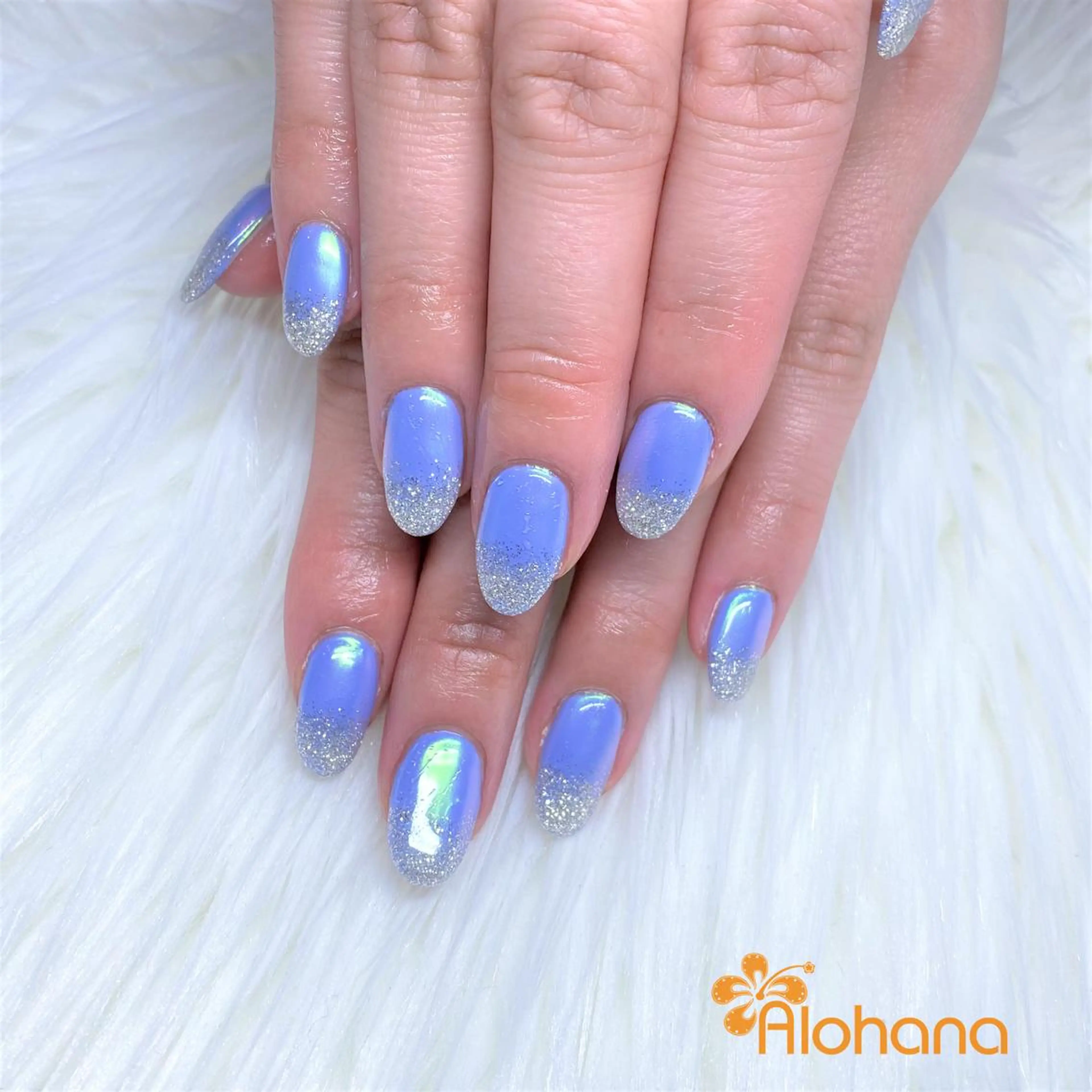 ネイル オーロラネイル ハンドネイル Alohana Minaのネイルデザイン