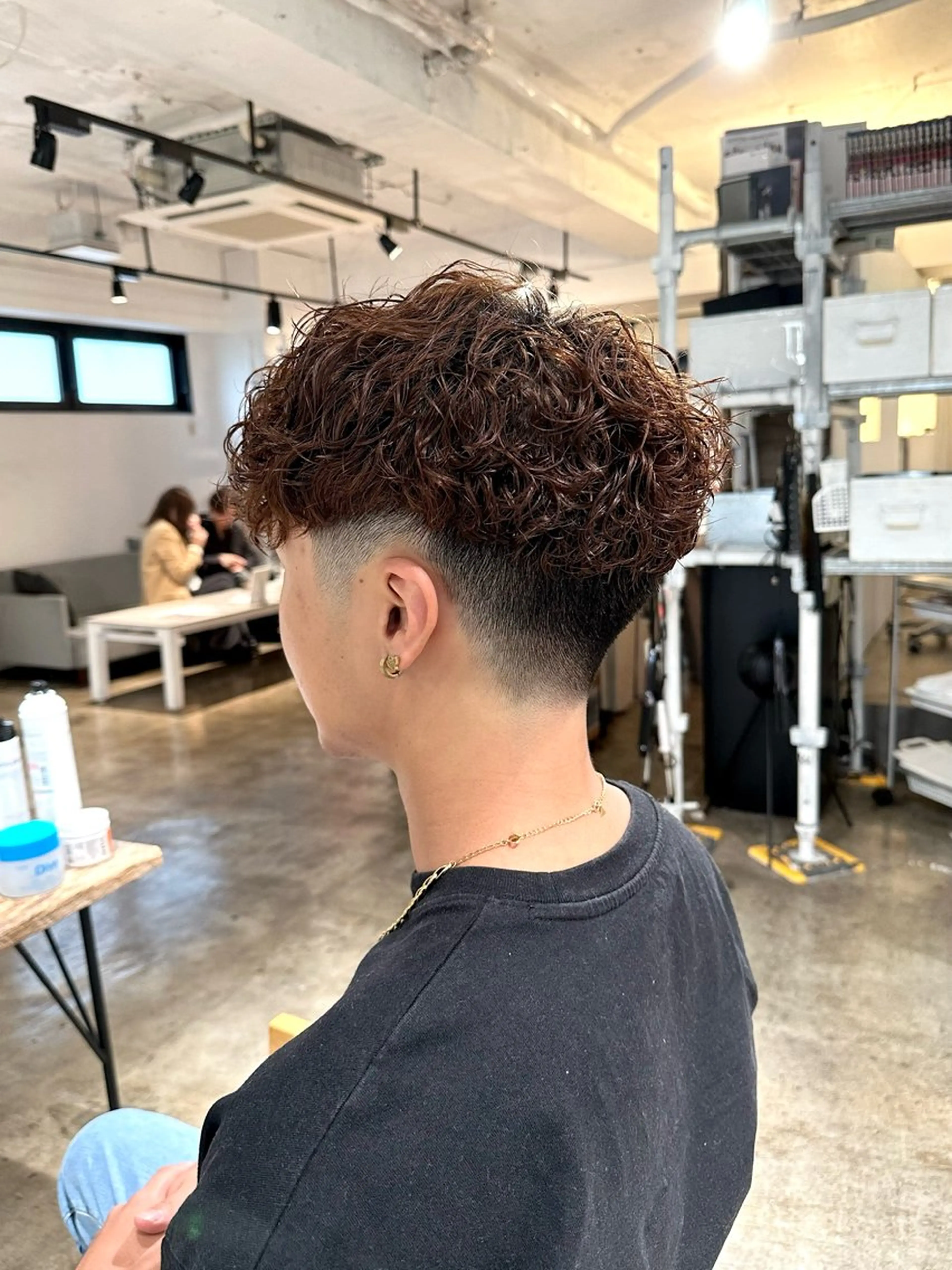 パーマ メンズ メンズパーマ スペインカール カット パーマ トリートメント 骨格補正施術/メンズ 専門美容師/YUYAのヘアスタイル