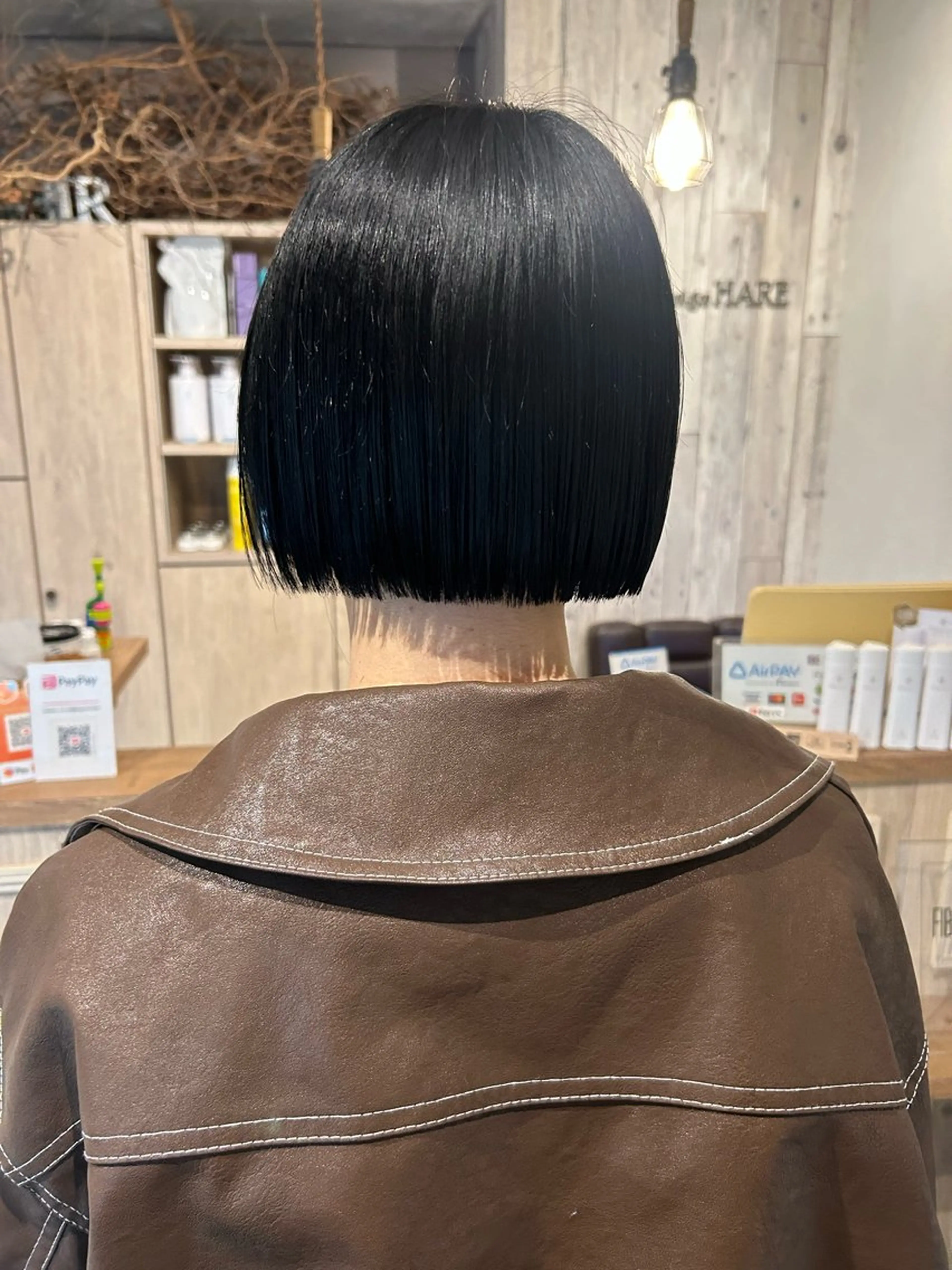 ショート カット ヘアカラー 縮毛矯正 トリートメント ボブ/暖色/透明 感カラー/Sachiのヘアスタイル