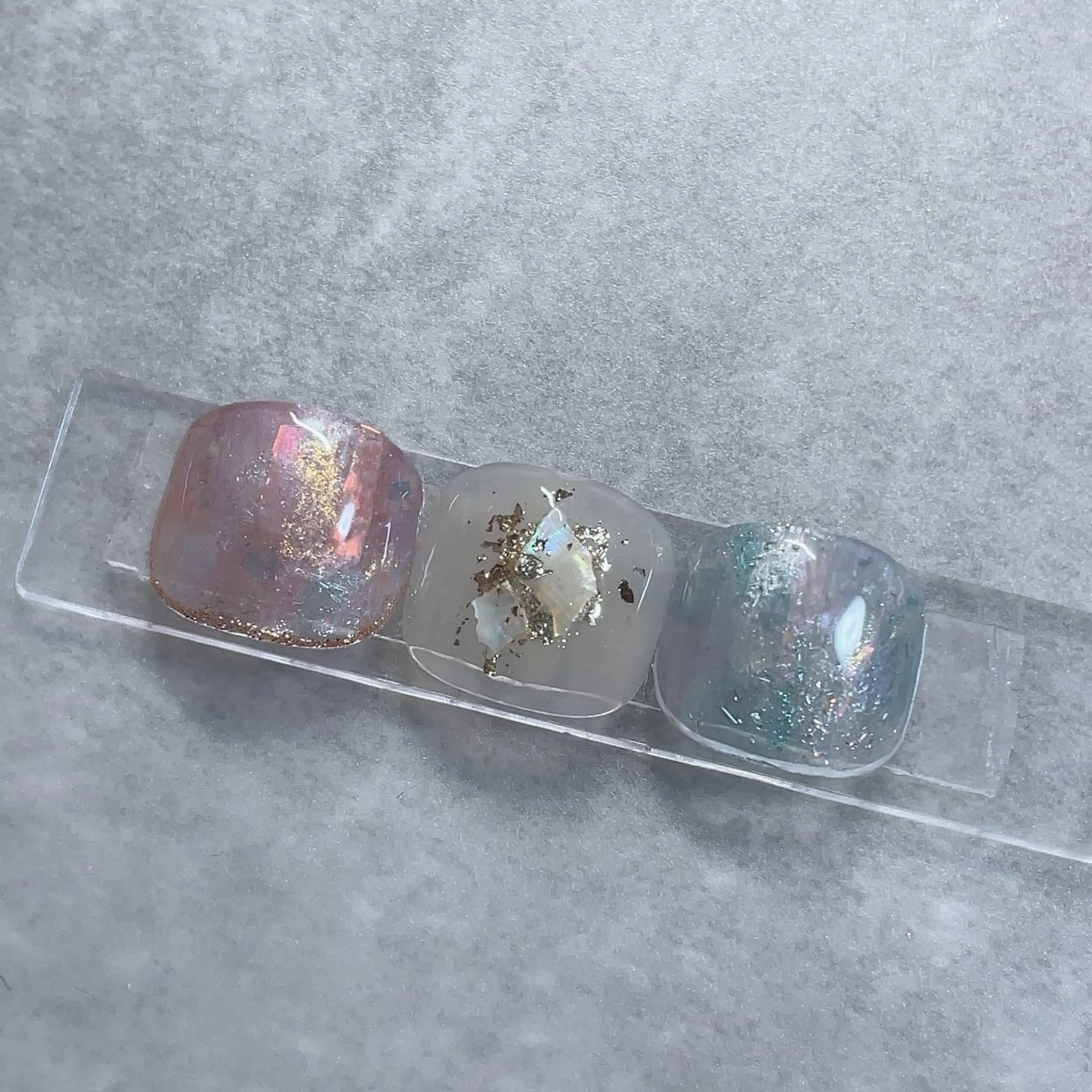 ネイル フットネイル ジェルネイル ワンカラーネイル NailSalon mimi.のネイルデザイン