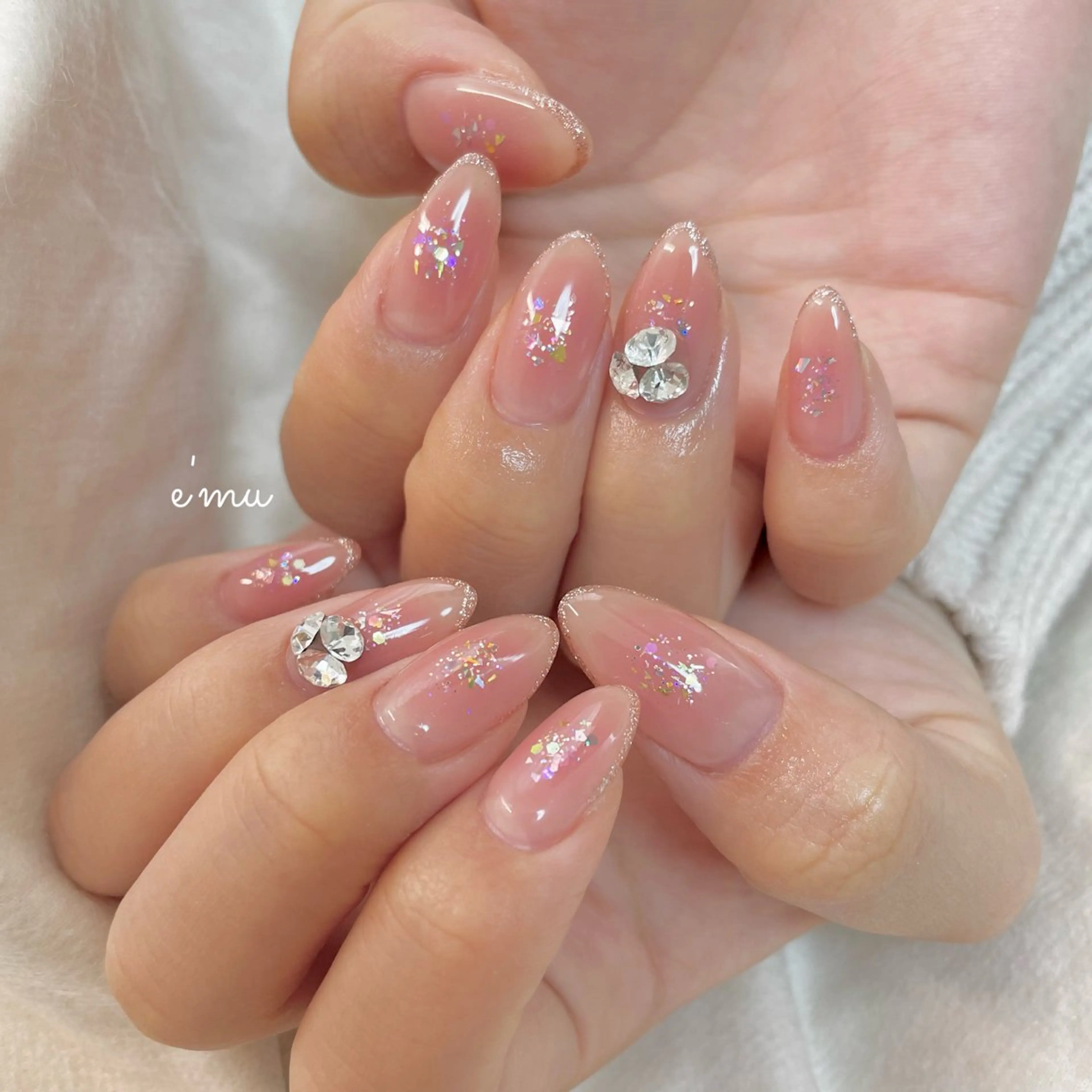 ネイル チークネイル ハンドネイル nail salon e'mu💐のネイルデザイン