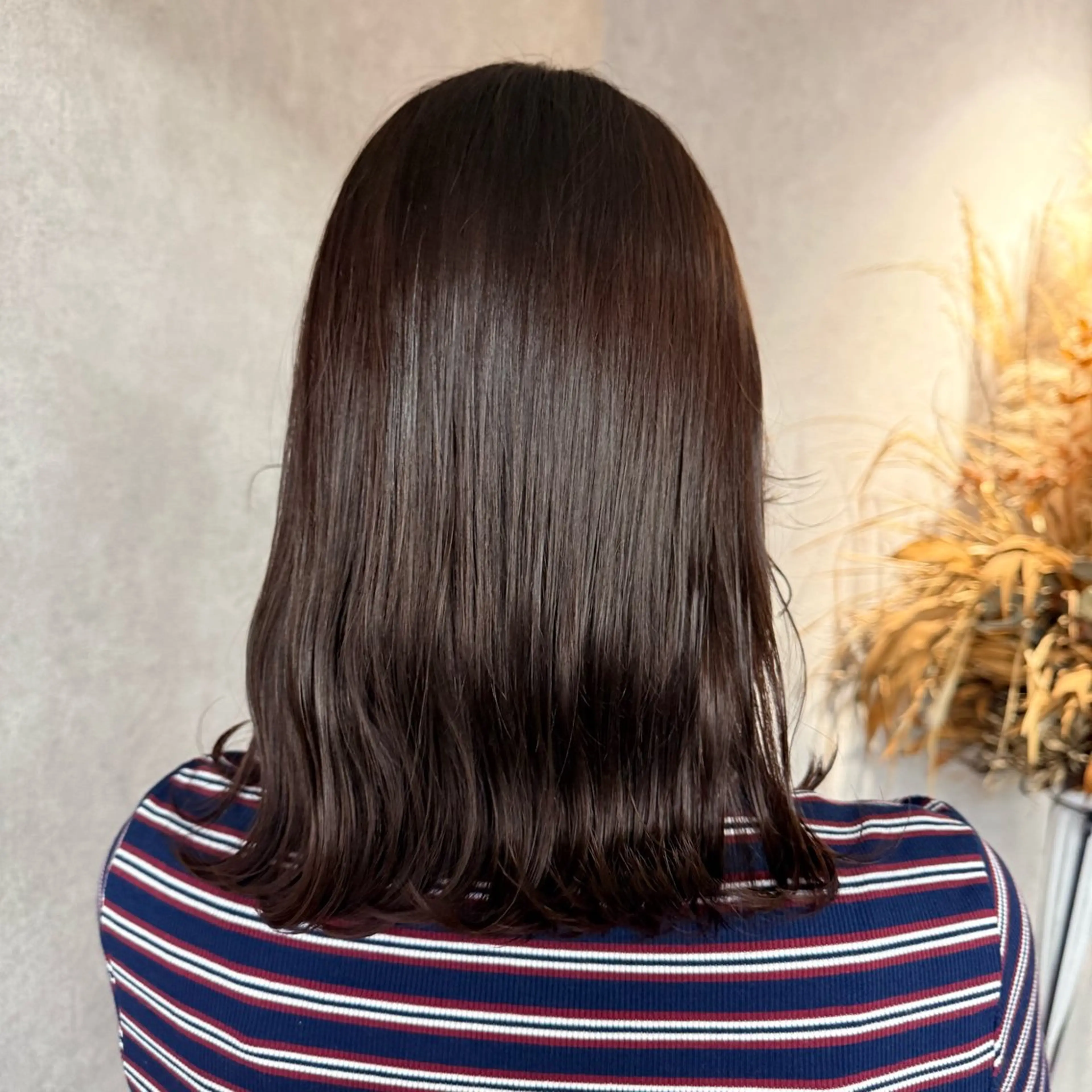 ミディアム カラー カット ヘアカラー トリートメント ’Flower’ AYAKAのヘアスタイル