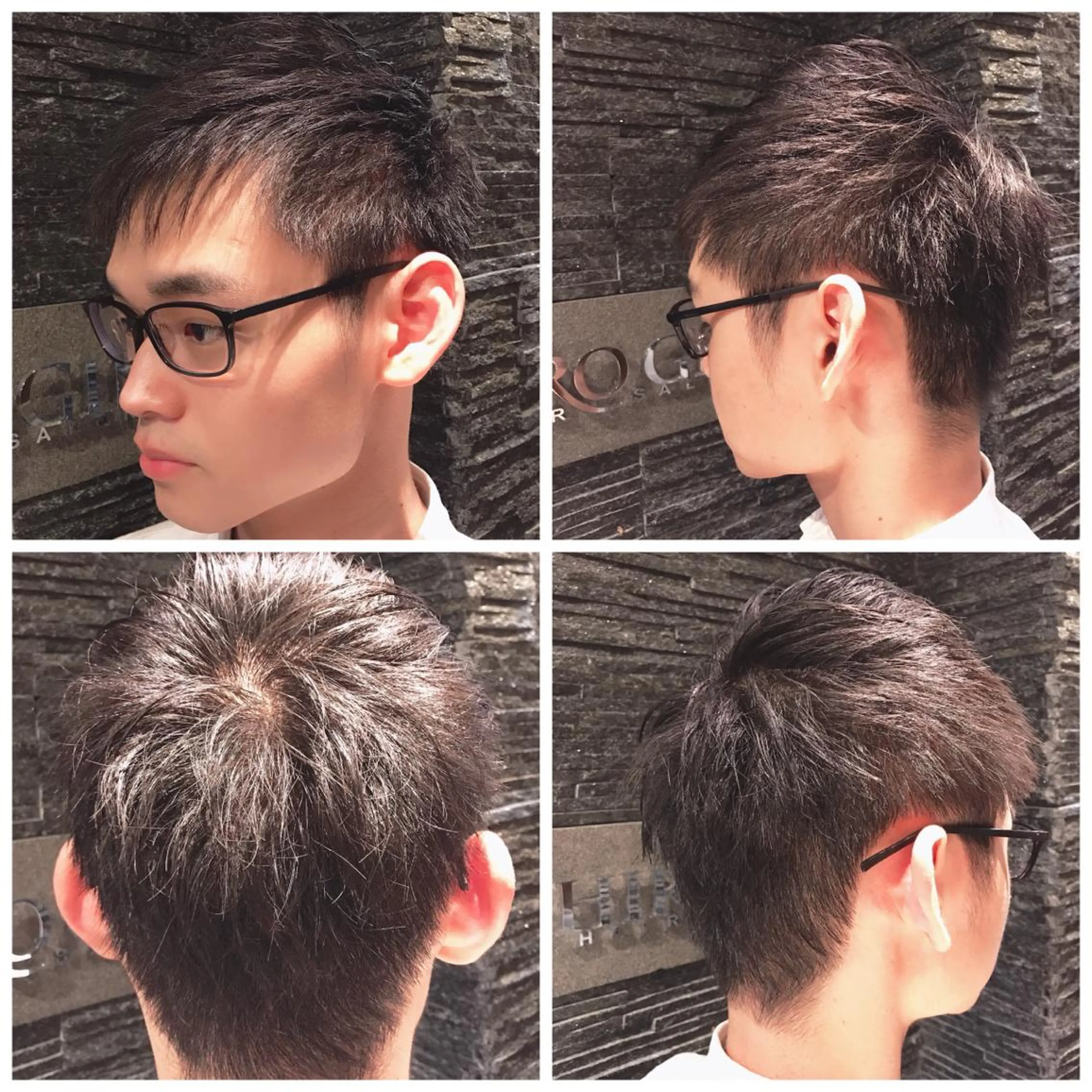 ショート 岡部 迅のヘアスタイル