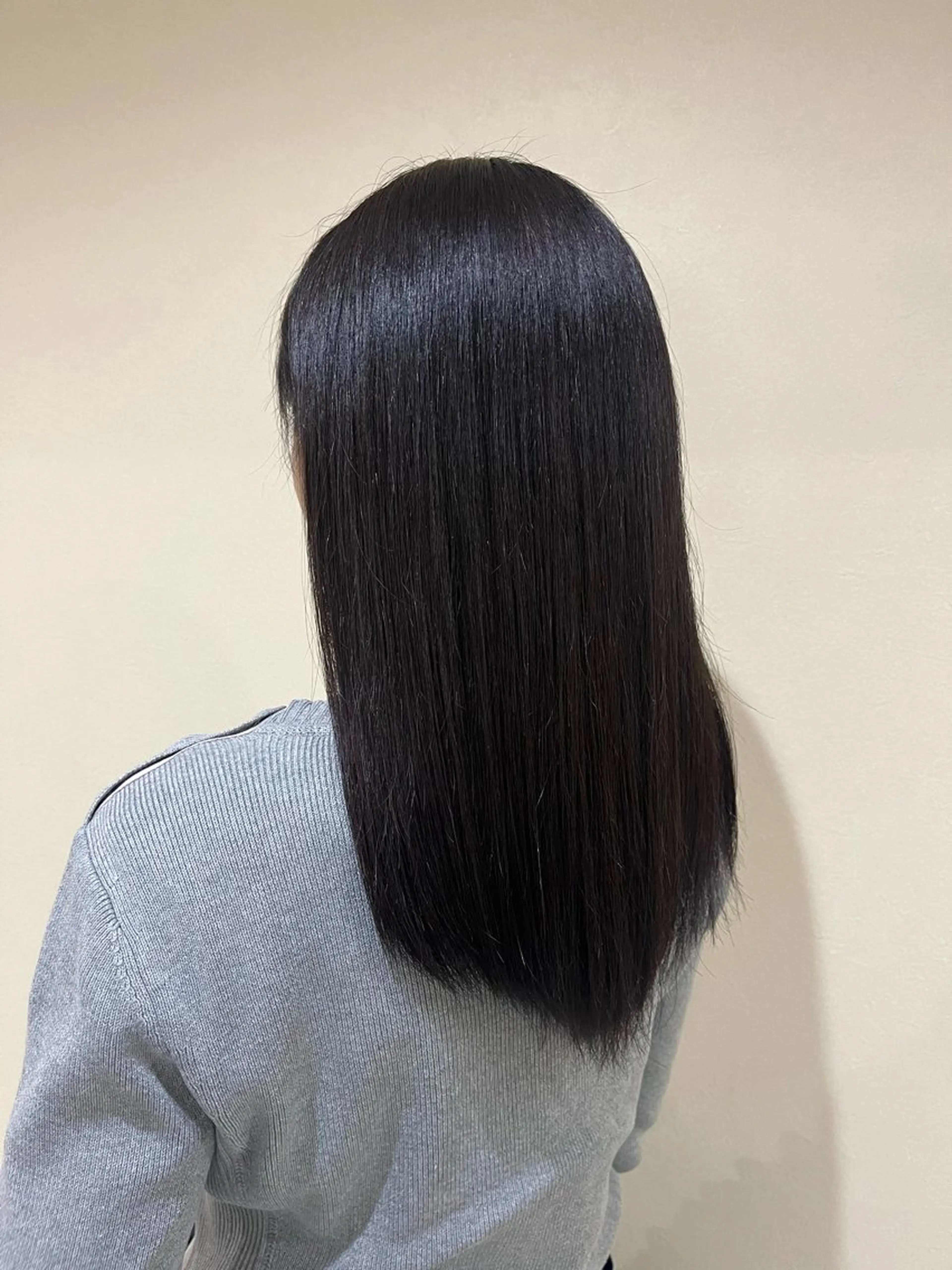 カラー 艶カラー/暗髪/韓国 /着付け/ムカワのヘアスタイル