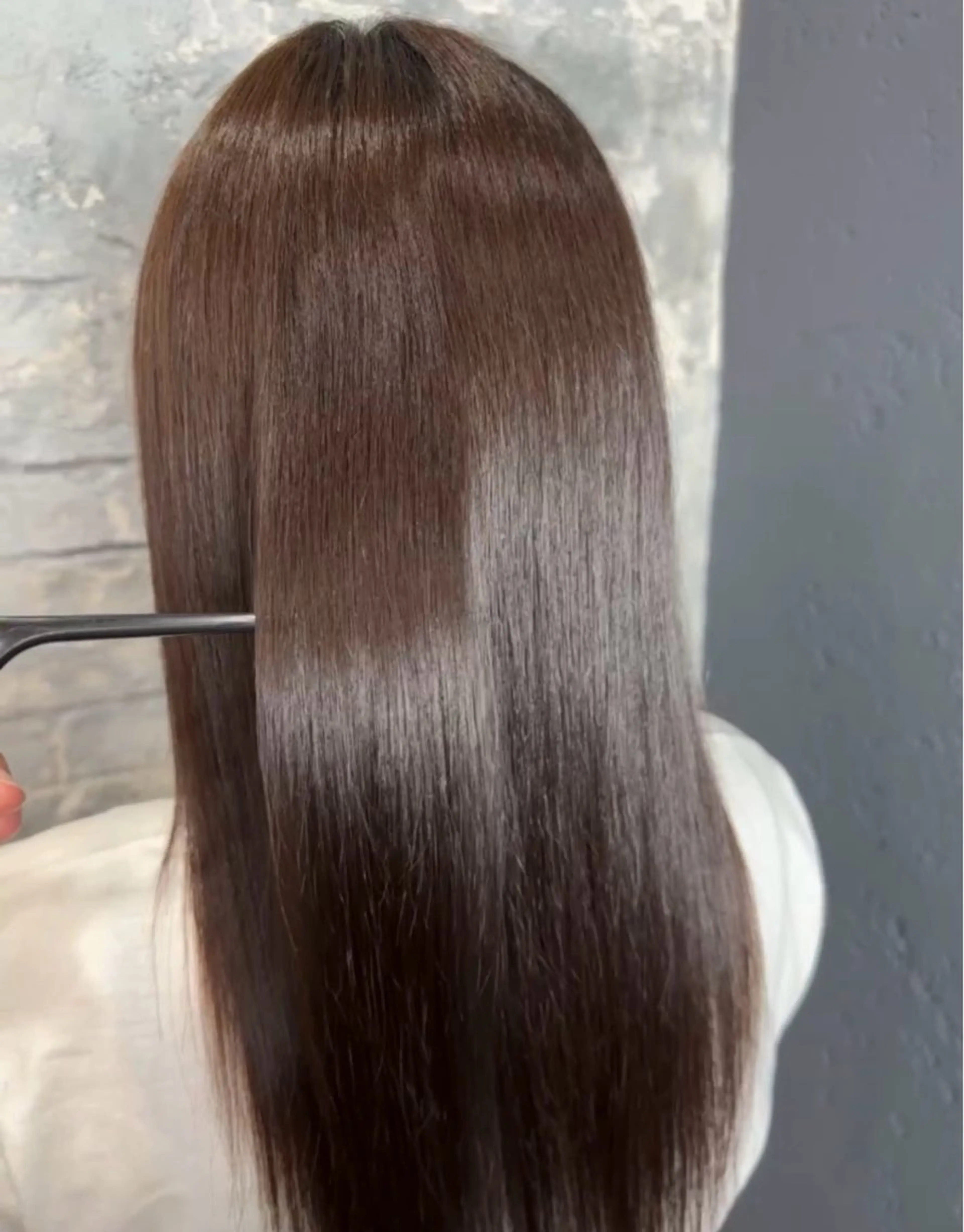 ロング 縮毛矯正 ボブカットモデル 募集中🩶Kai🐏のヘアスタイル