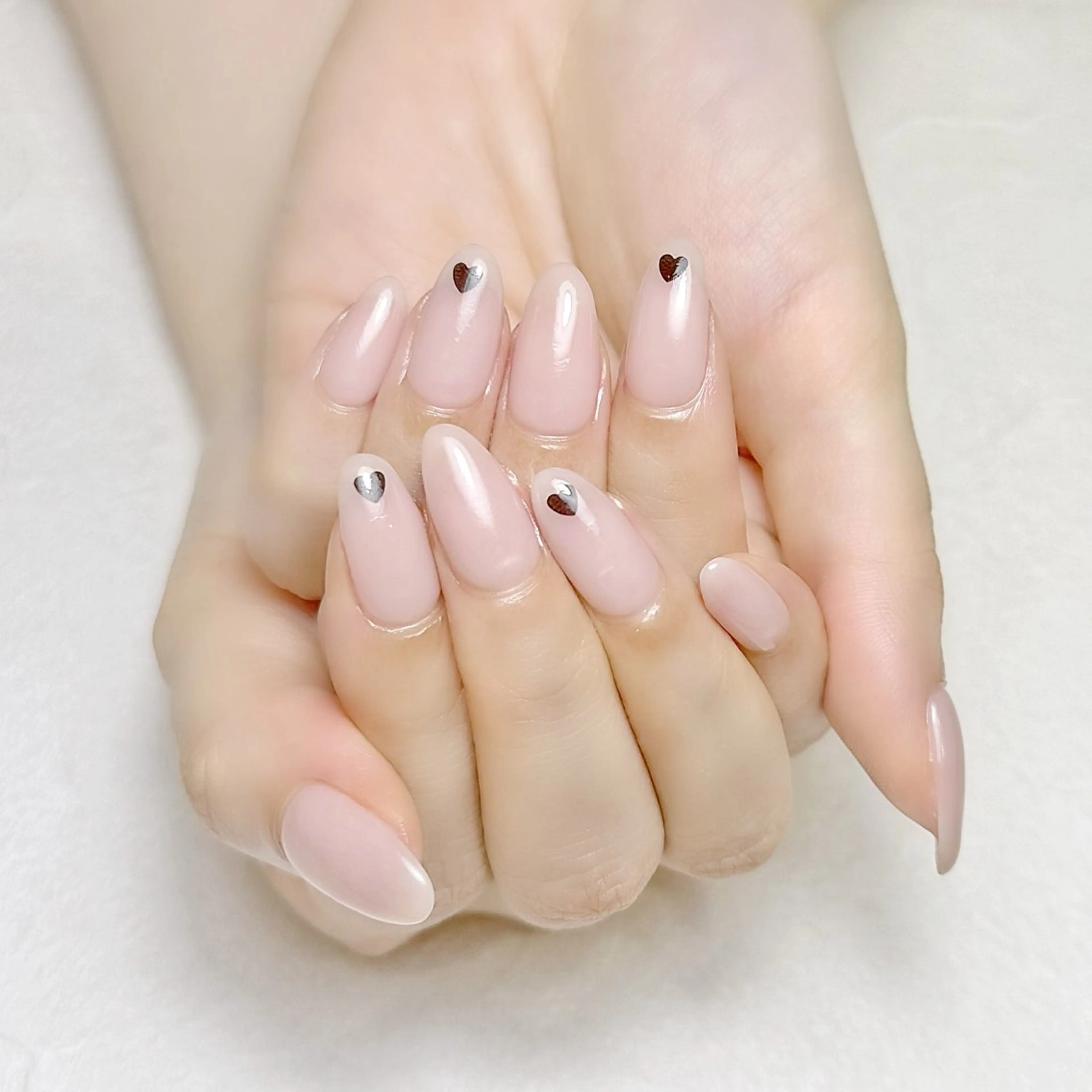 ネイル ハート オフィスネイル rouse nail RISATOのネイルデザイン