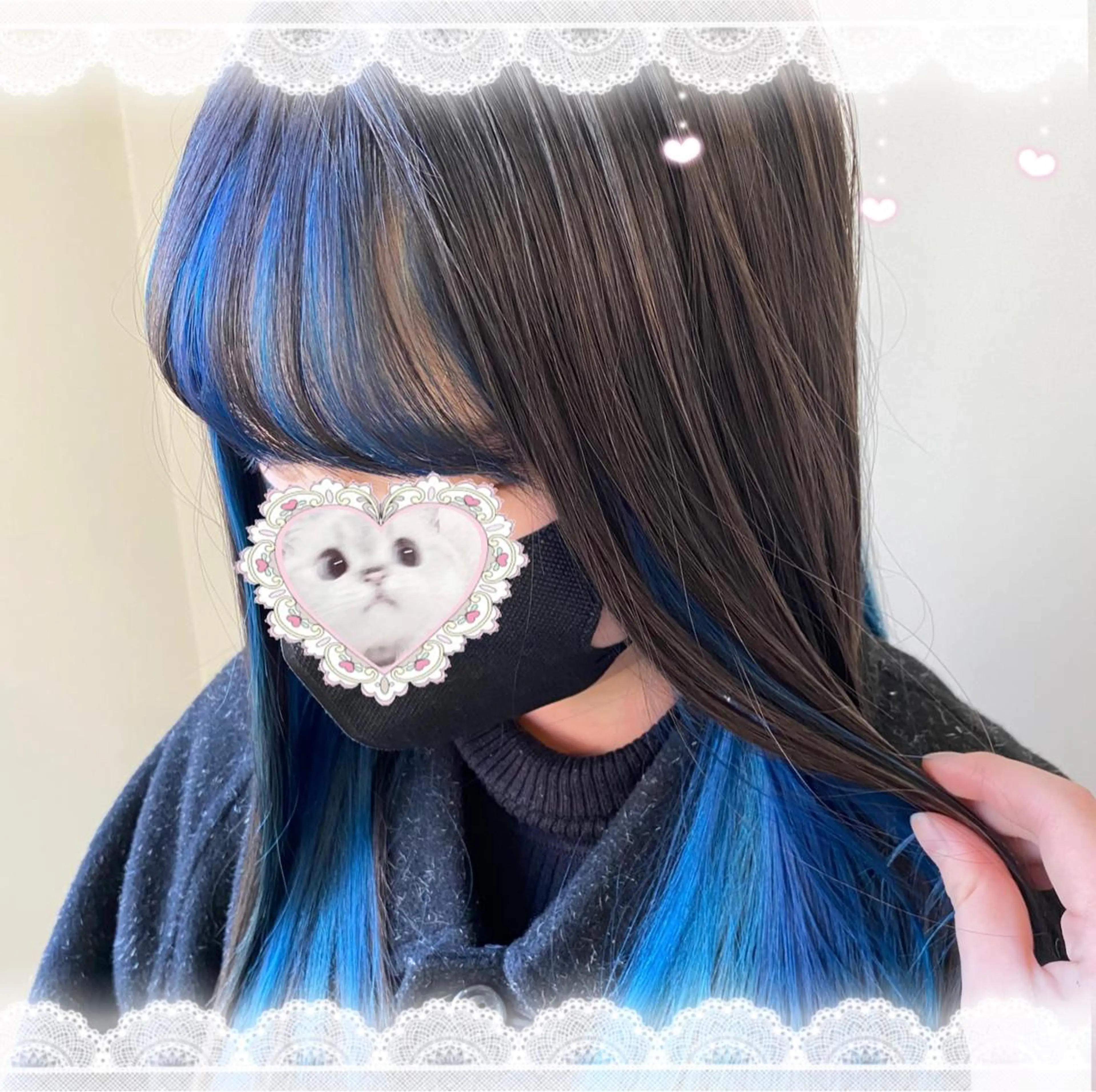 セミロング すみす🎀ヘアメ/ 艶カラー/エクステのヘアスタイル