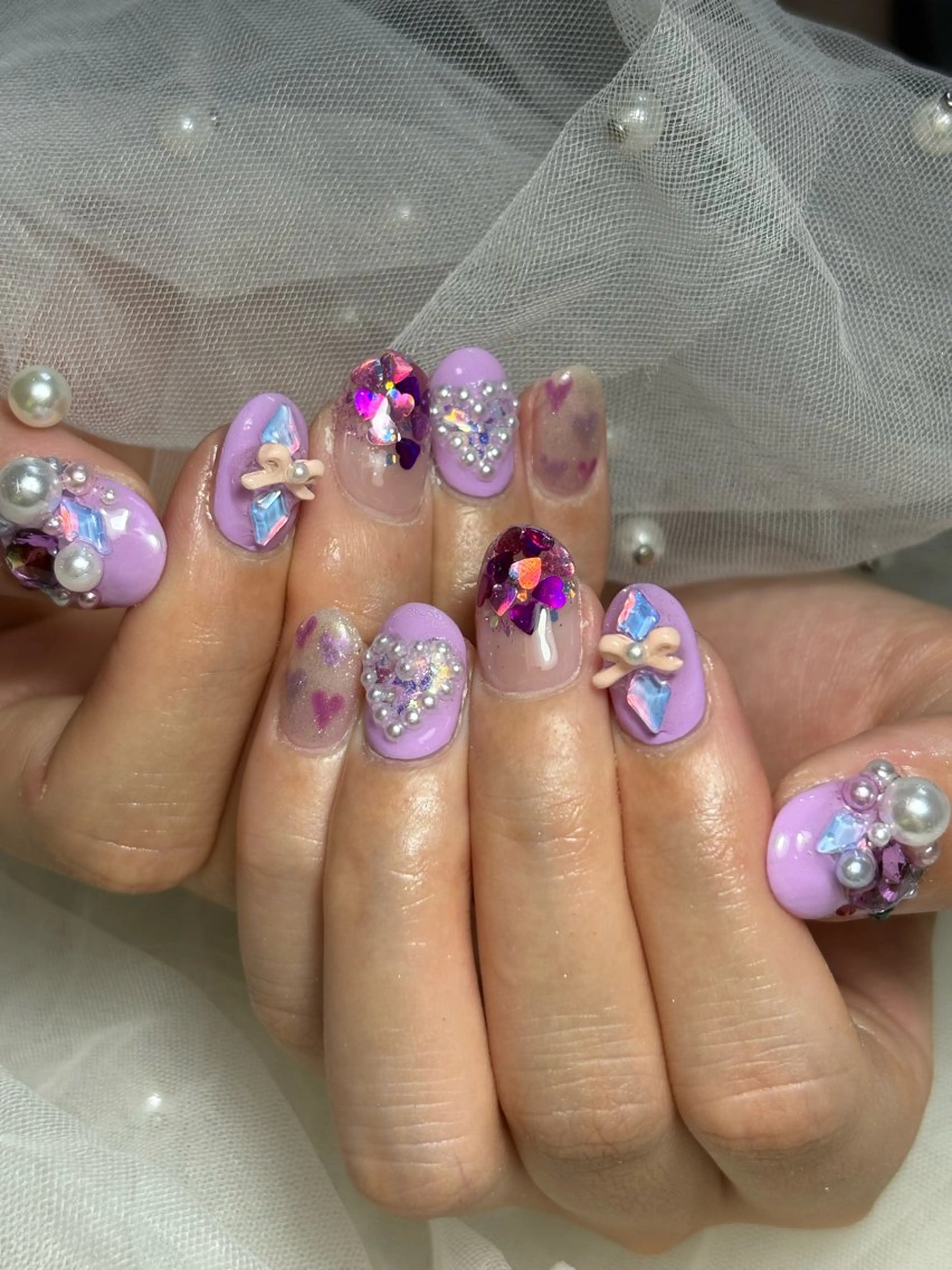 ネイル ハンドネイル フットネイル ✴︎ Delightのネイルデザイン