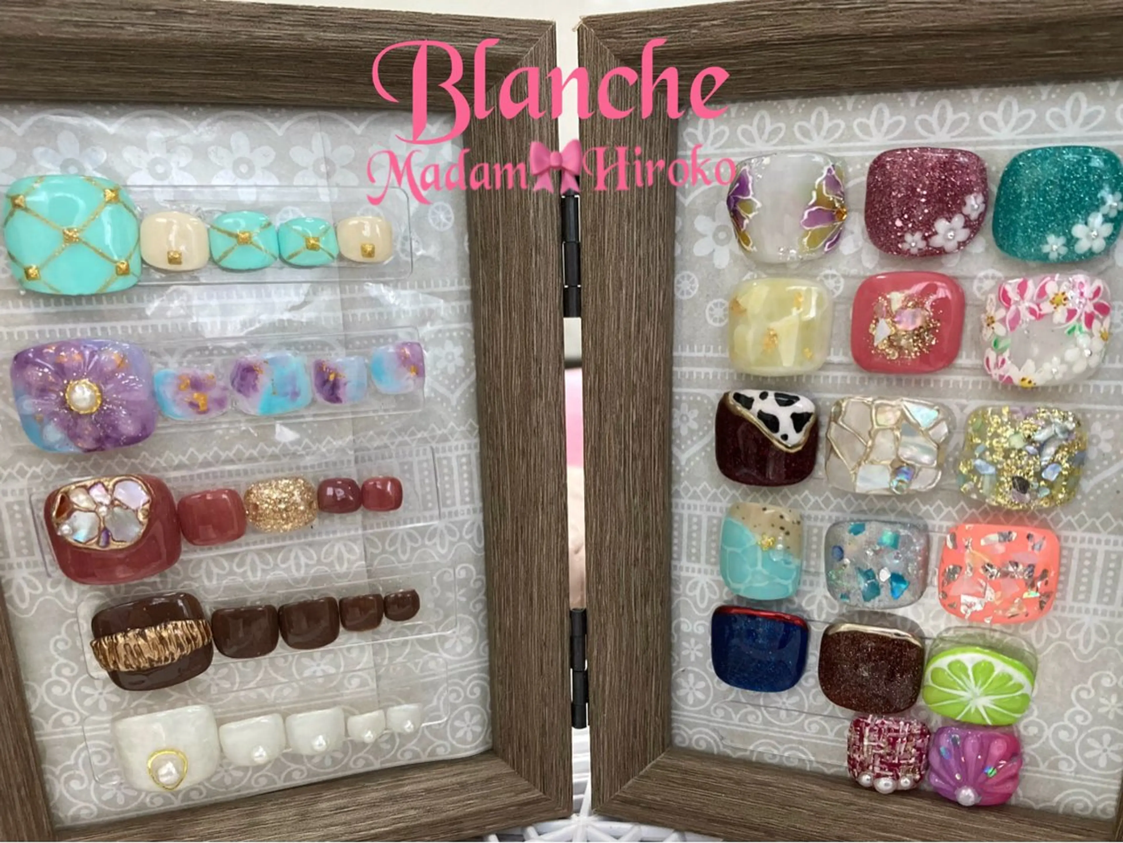 ネイル フットネイル フットネイル Lianネイル 寛子Lianのネイルデザイン