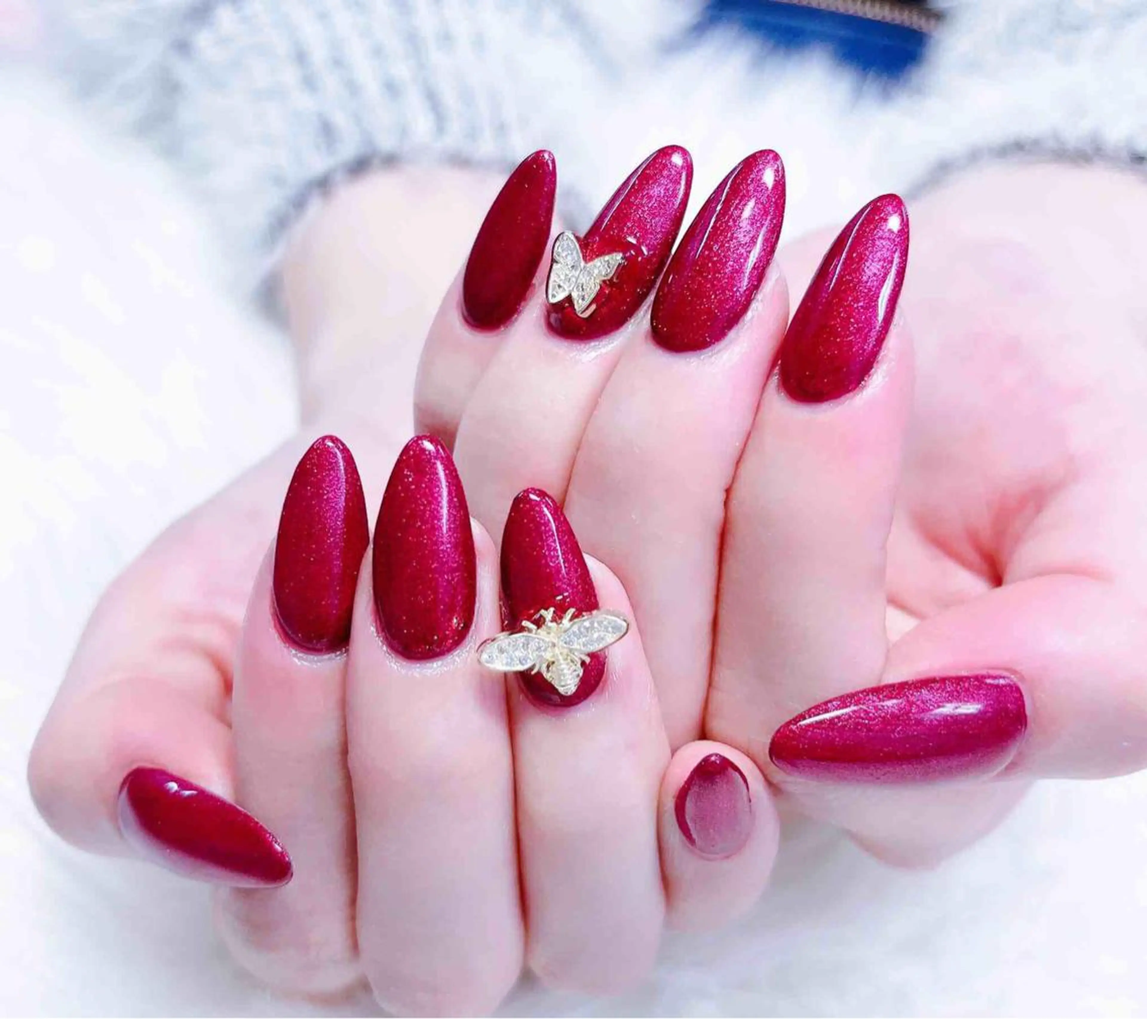 ネイル ハンドネイル MoonNail ユリ🌸のネイルデザイン