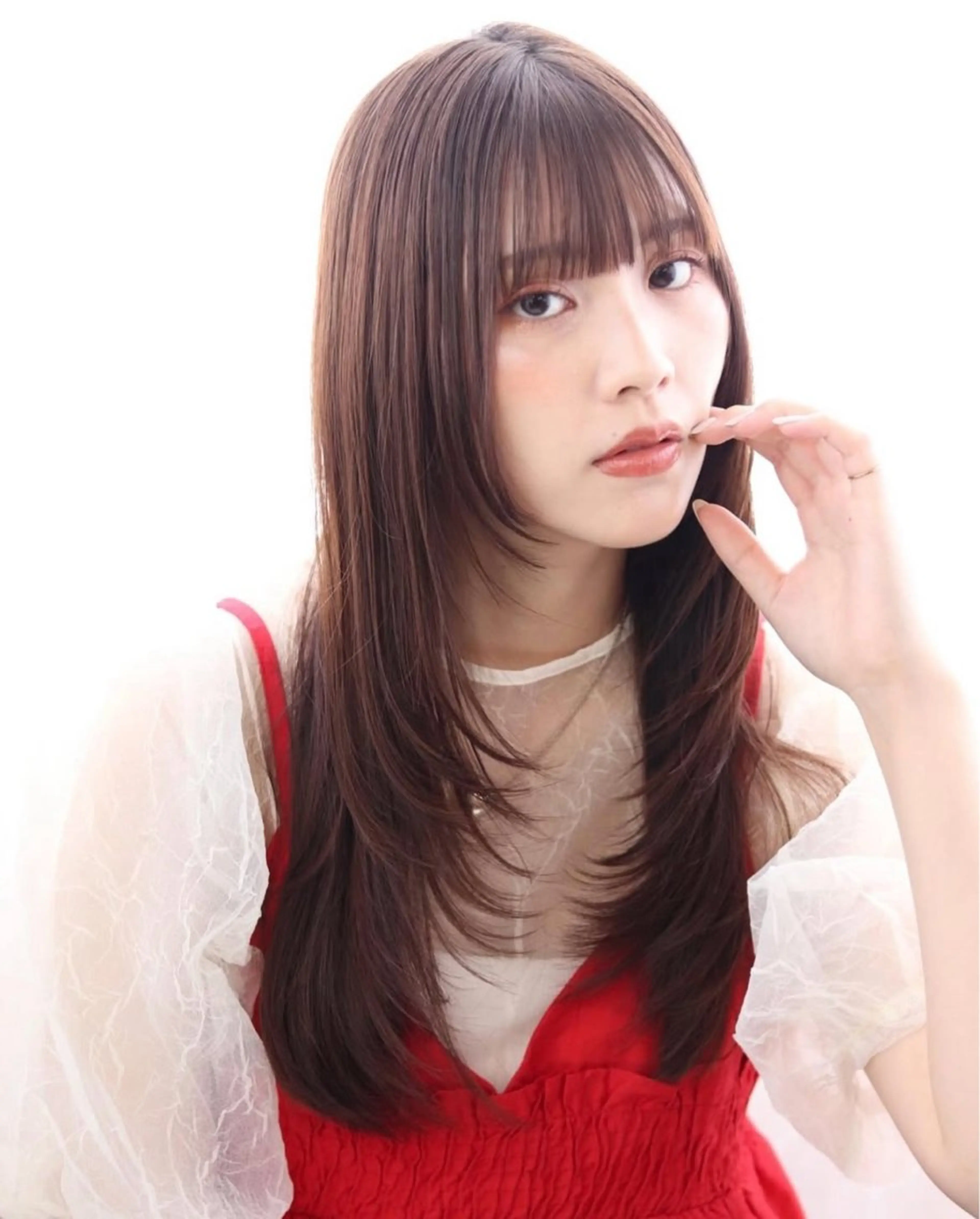 ロング ミディアム ✂️林　菜々美のヘアスタイル