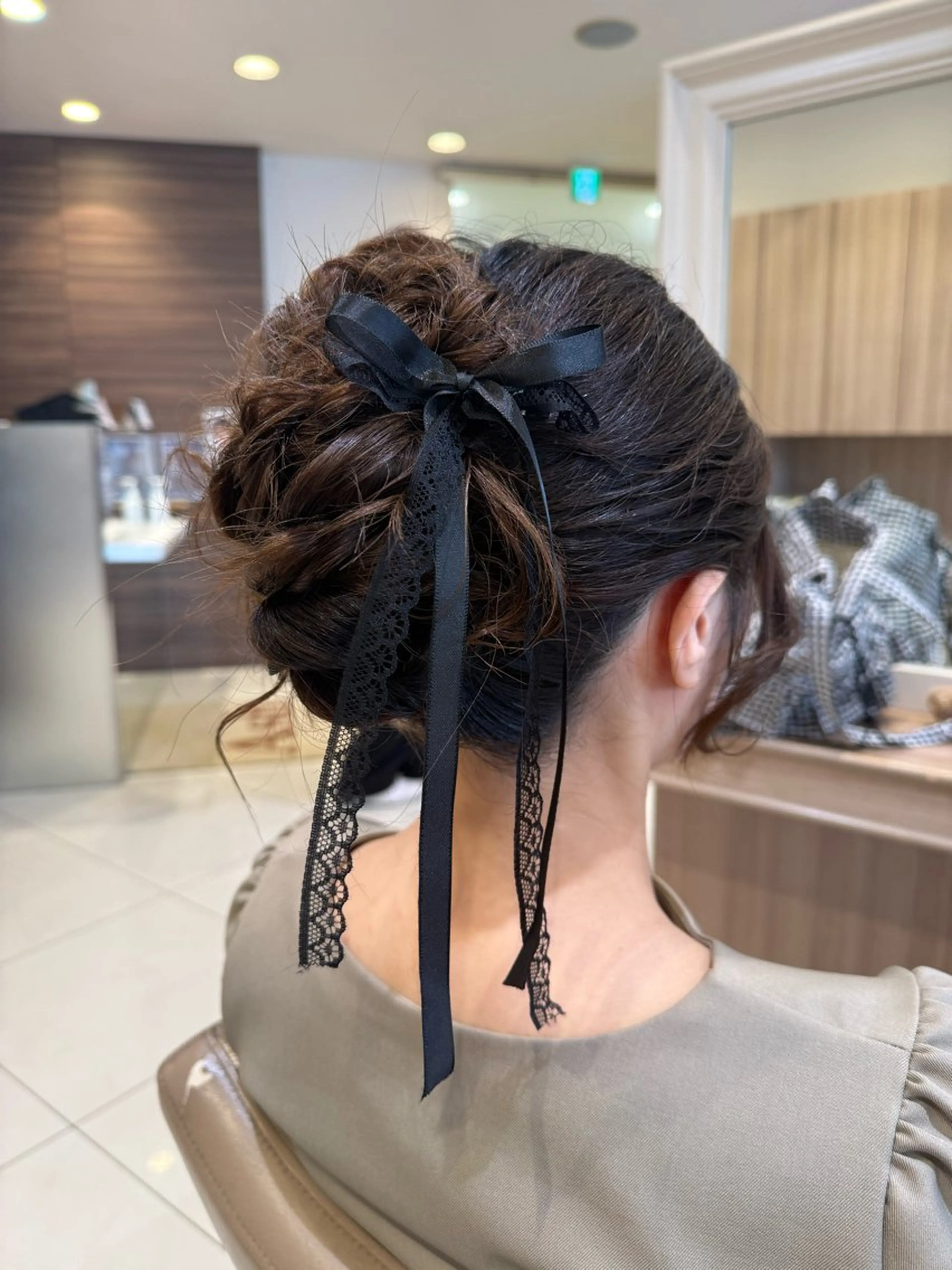 セミロング ヘアアレンジ ヘアセット 韓国ヘアメイク🎀/ 縮毛矯正✨山本媛香のヘアスタイル