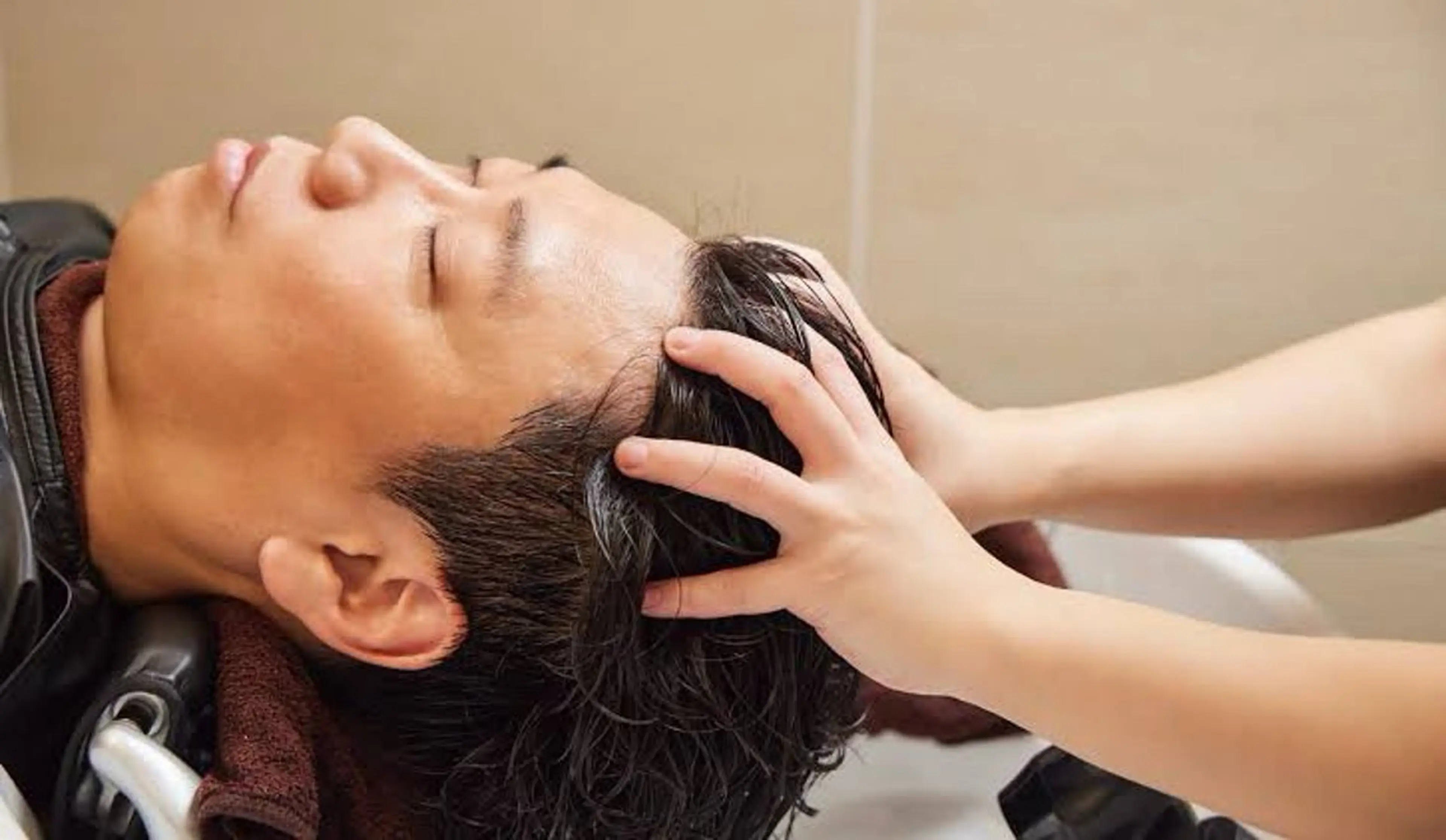 ブリーチカラー /メンズパーマ/陸のヘアスタイル