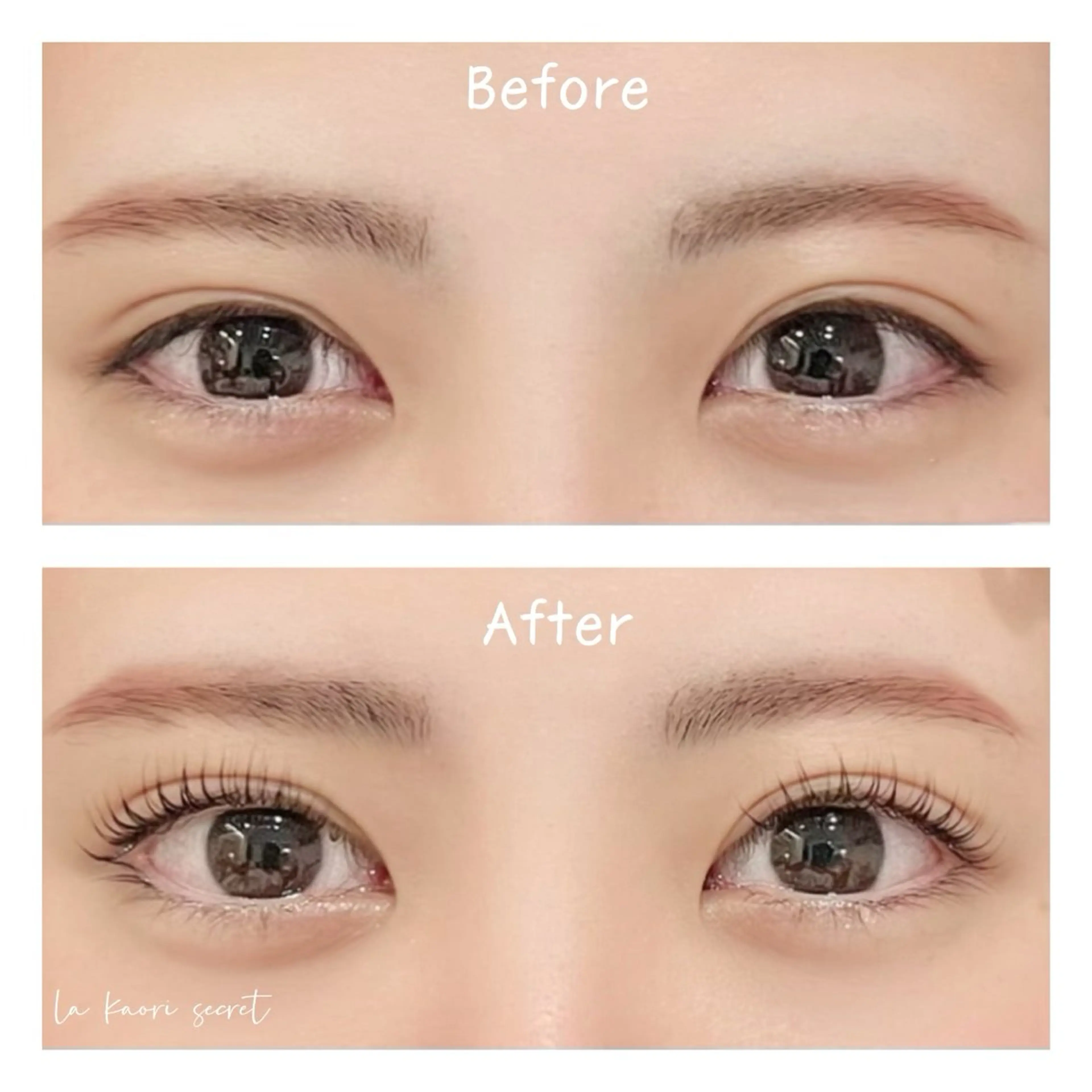 マツエク・マツパ Cカール la kaori secretの眉毛・アイブロウイメージ
