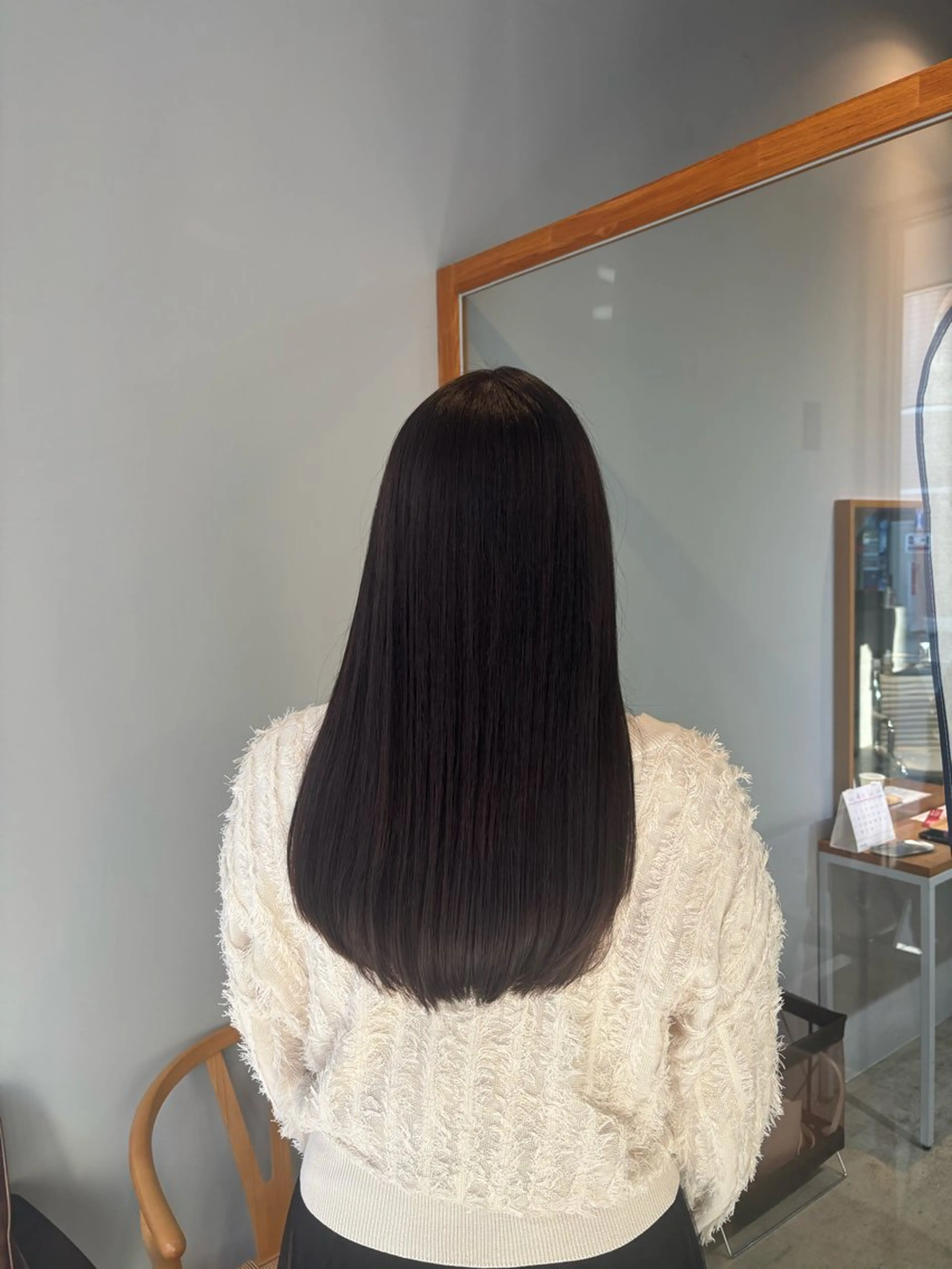 ロング カラー 井手上 華のヘアスタイル