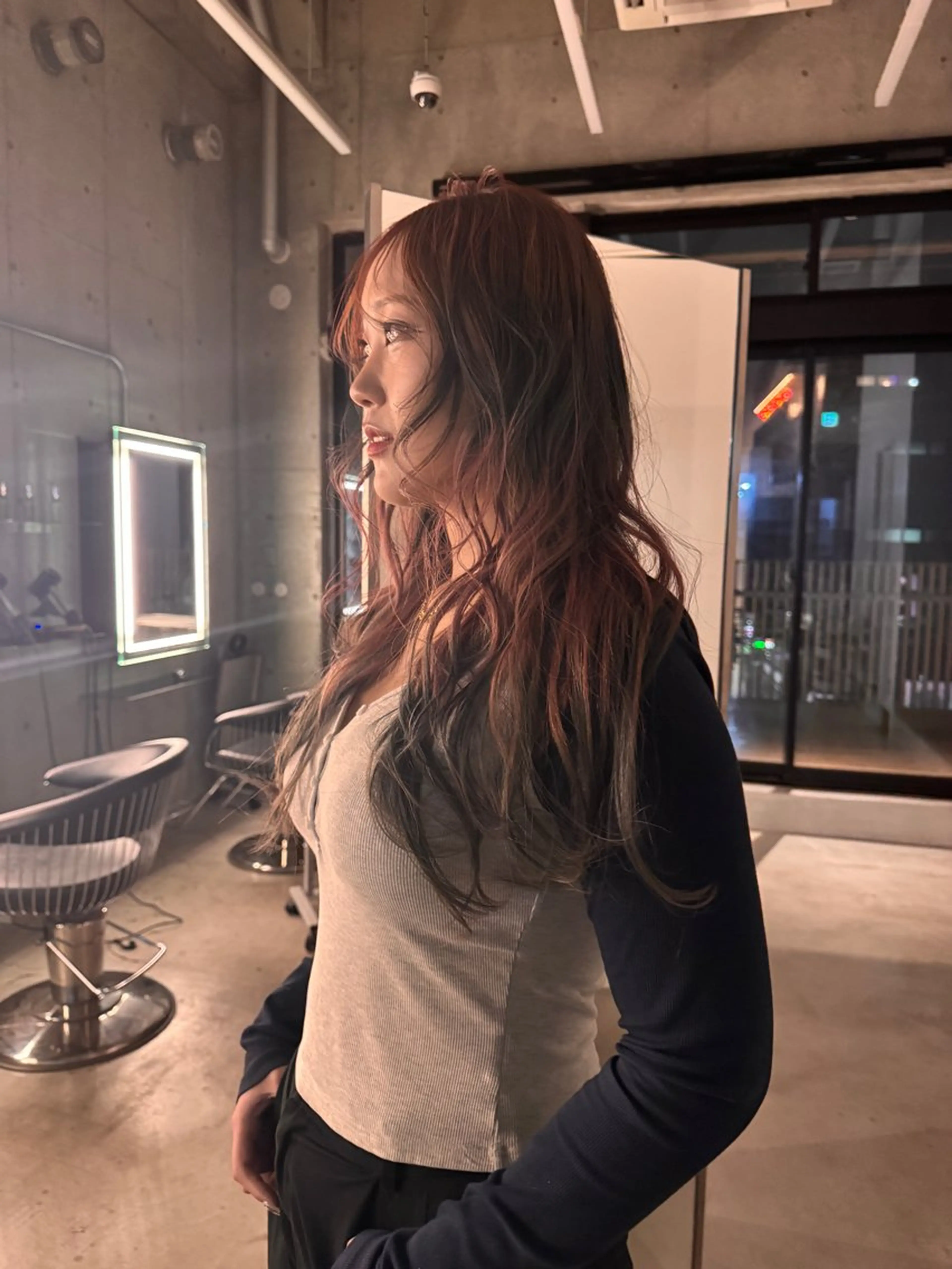 ロング カラー デザインカラー Saki / Dai myo hair大名のヘアスタイル