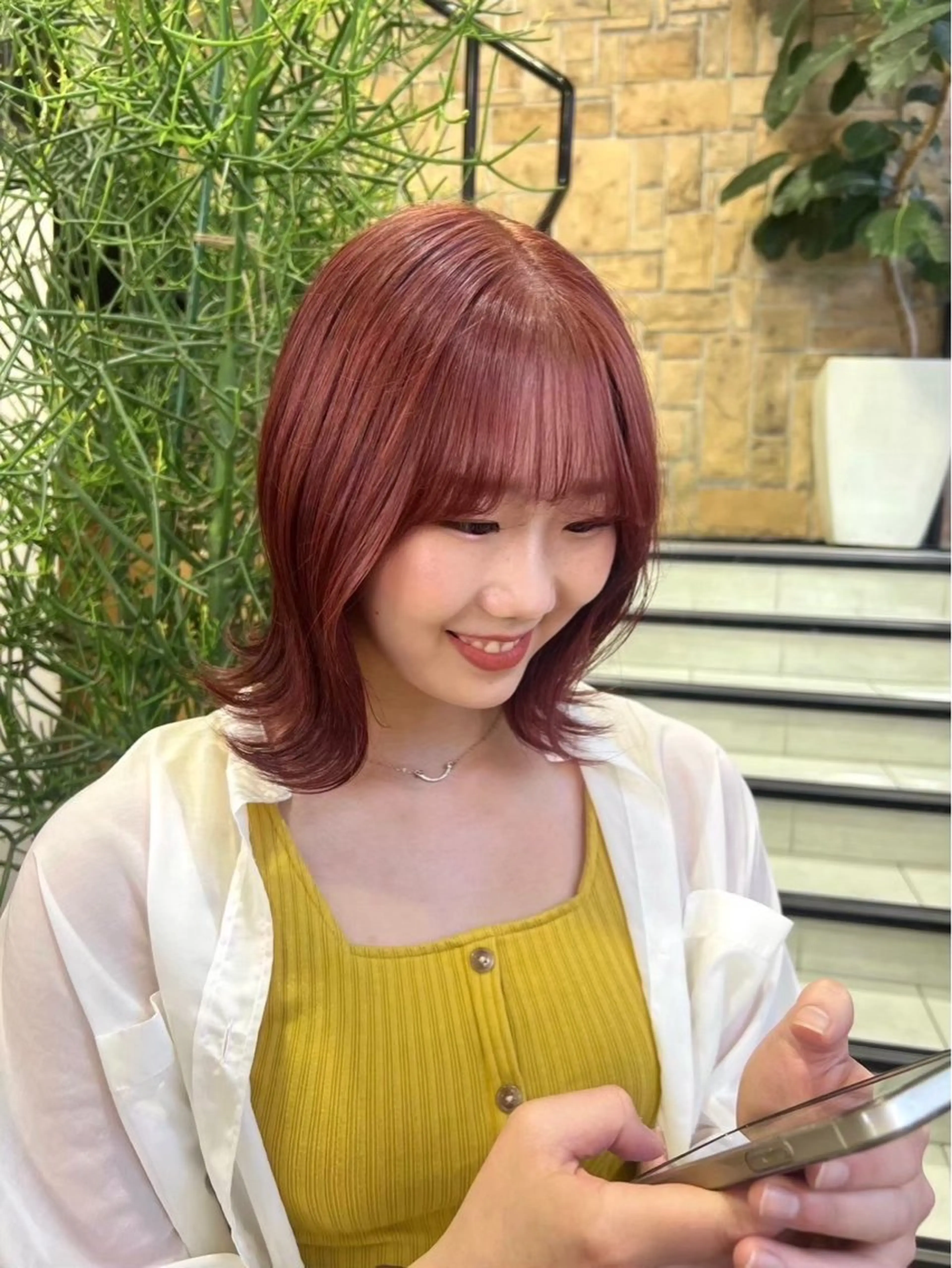 カラー ヘアカラー トリートメント デザインカラー/ eye/栞のヘアスタイル