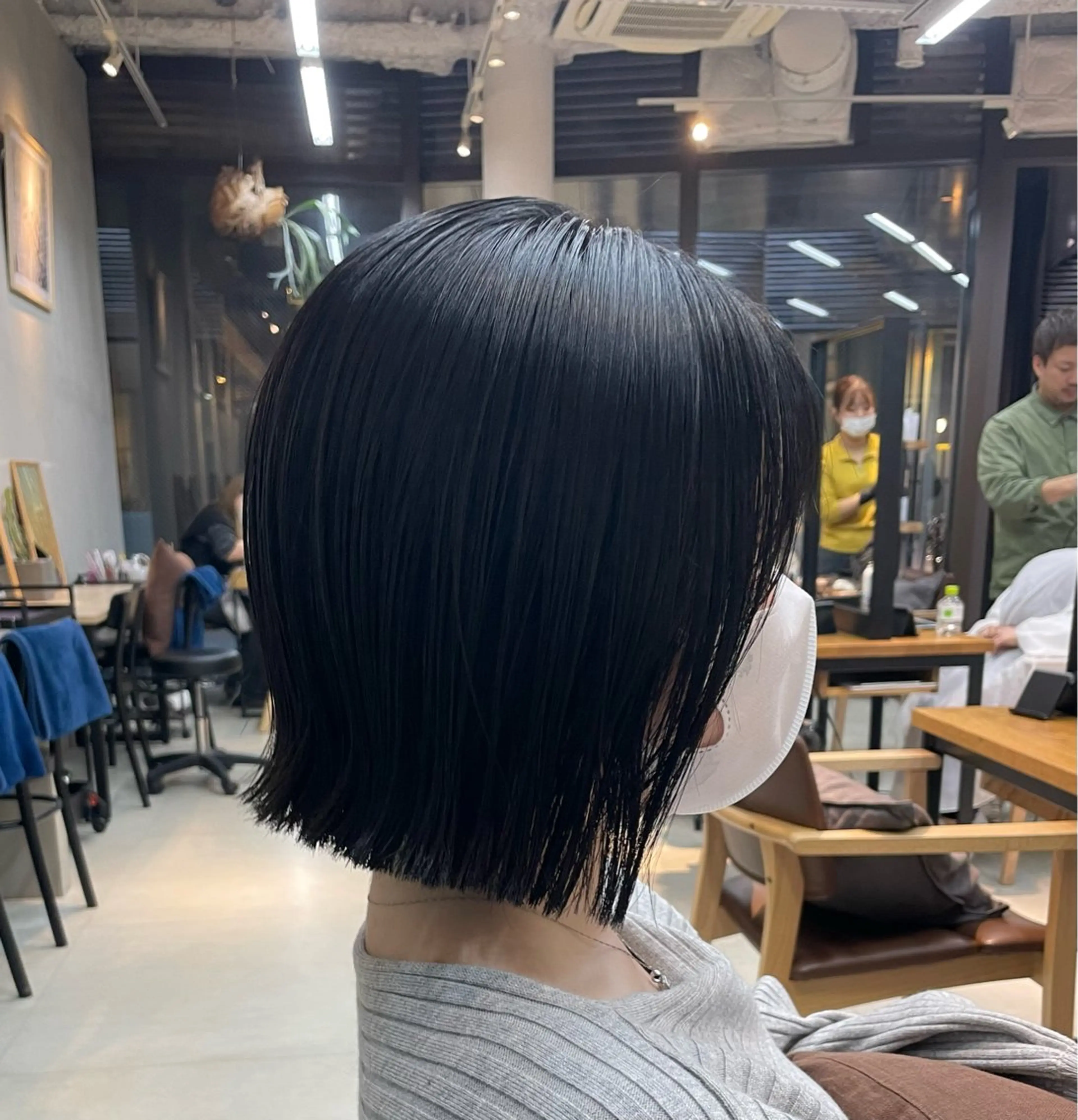 ショート カラー ボブ カット ヘアカラー トリートメント ボブ/ショート /パーマ/shinのヘアスタイル