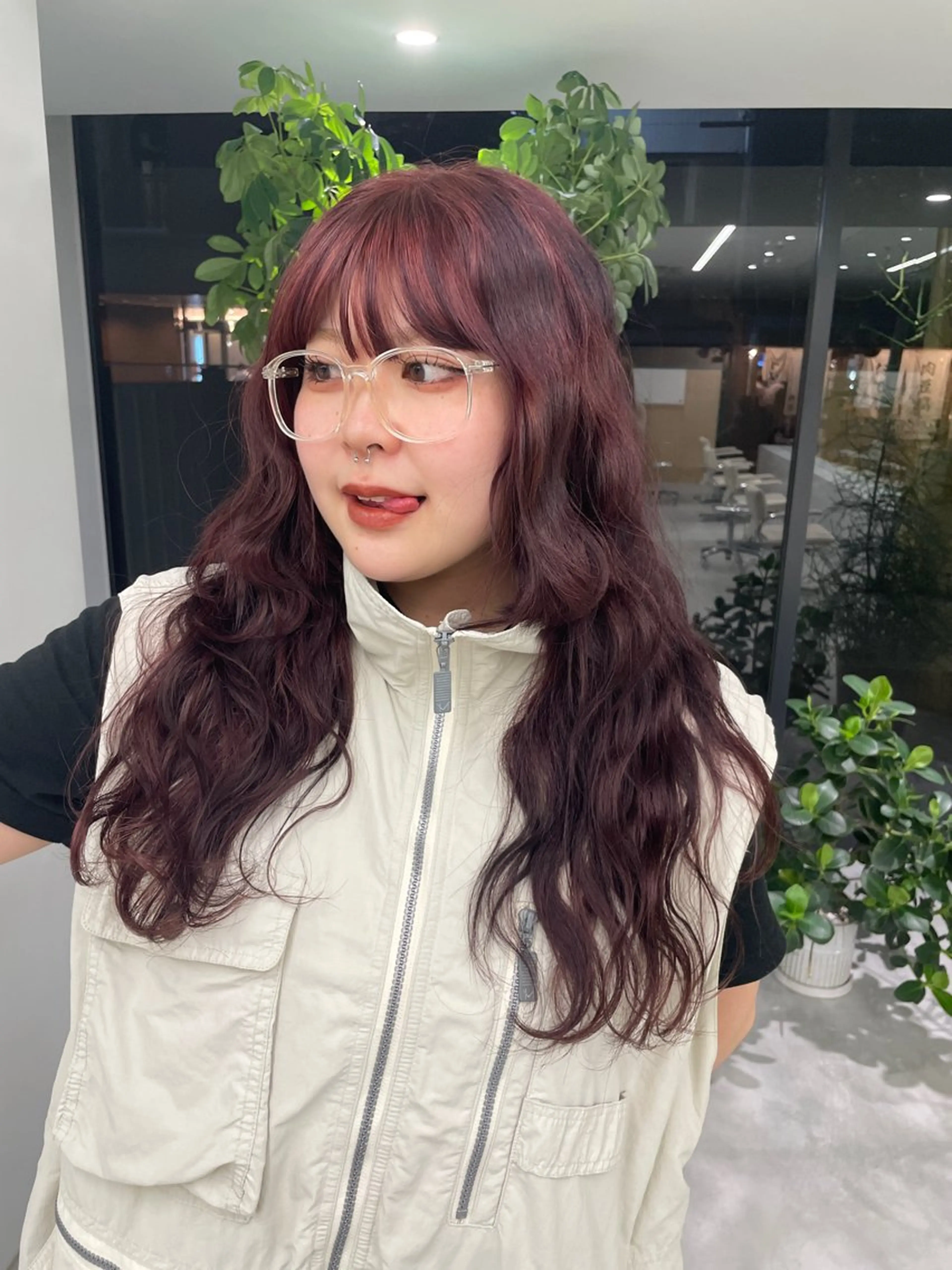 カラー ヘアカラー 堀 愛希子のヘアスタイル