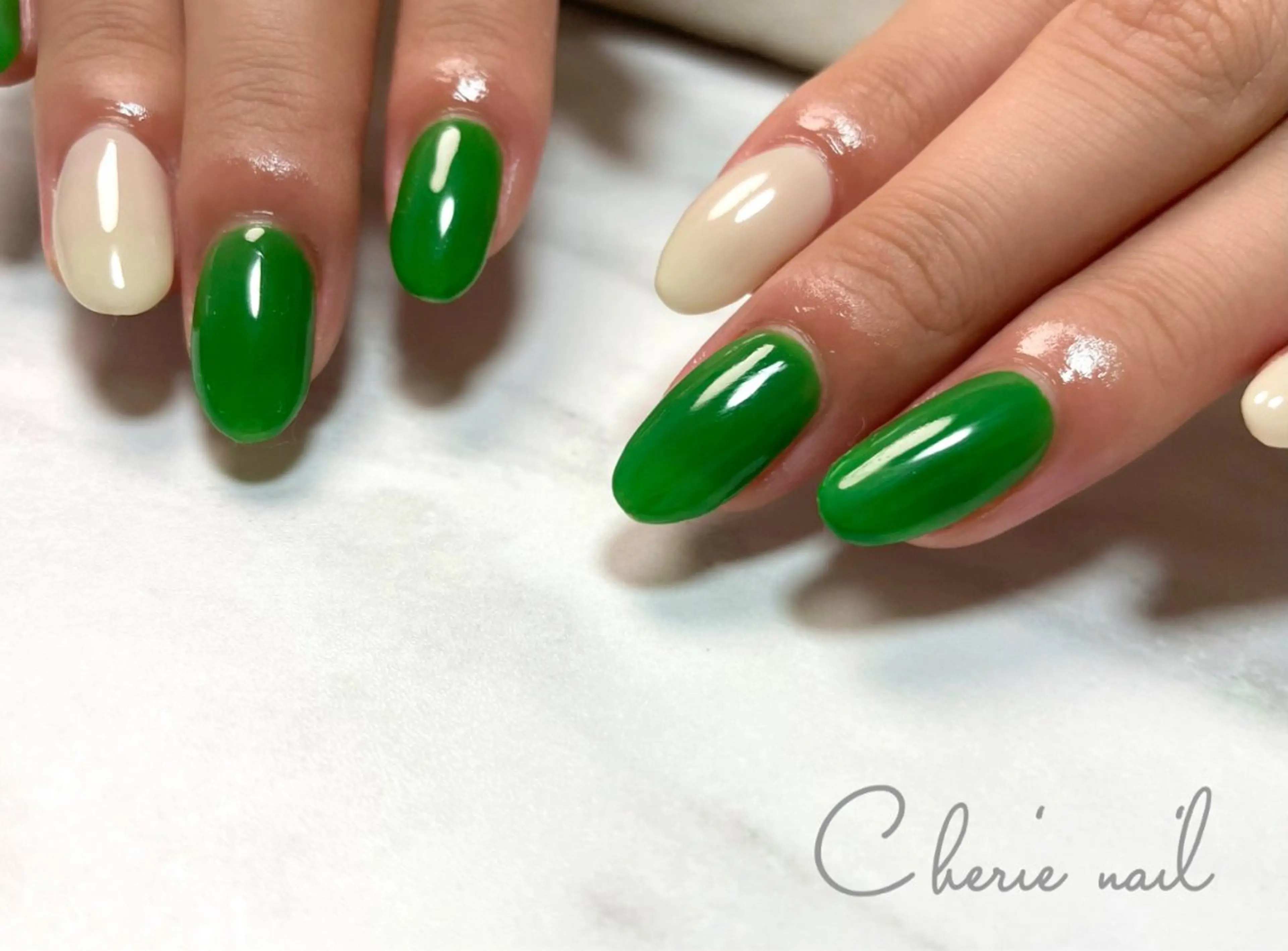 ネイル シンプルネイル Cherienail yunaのネイルデザイン