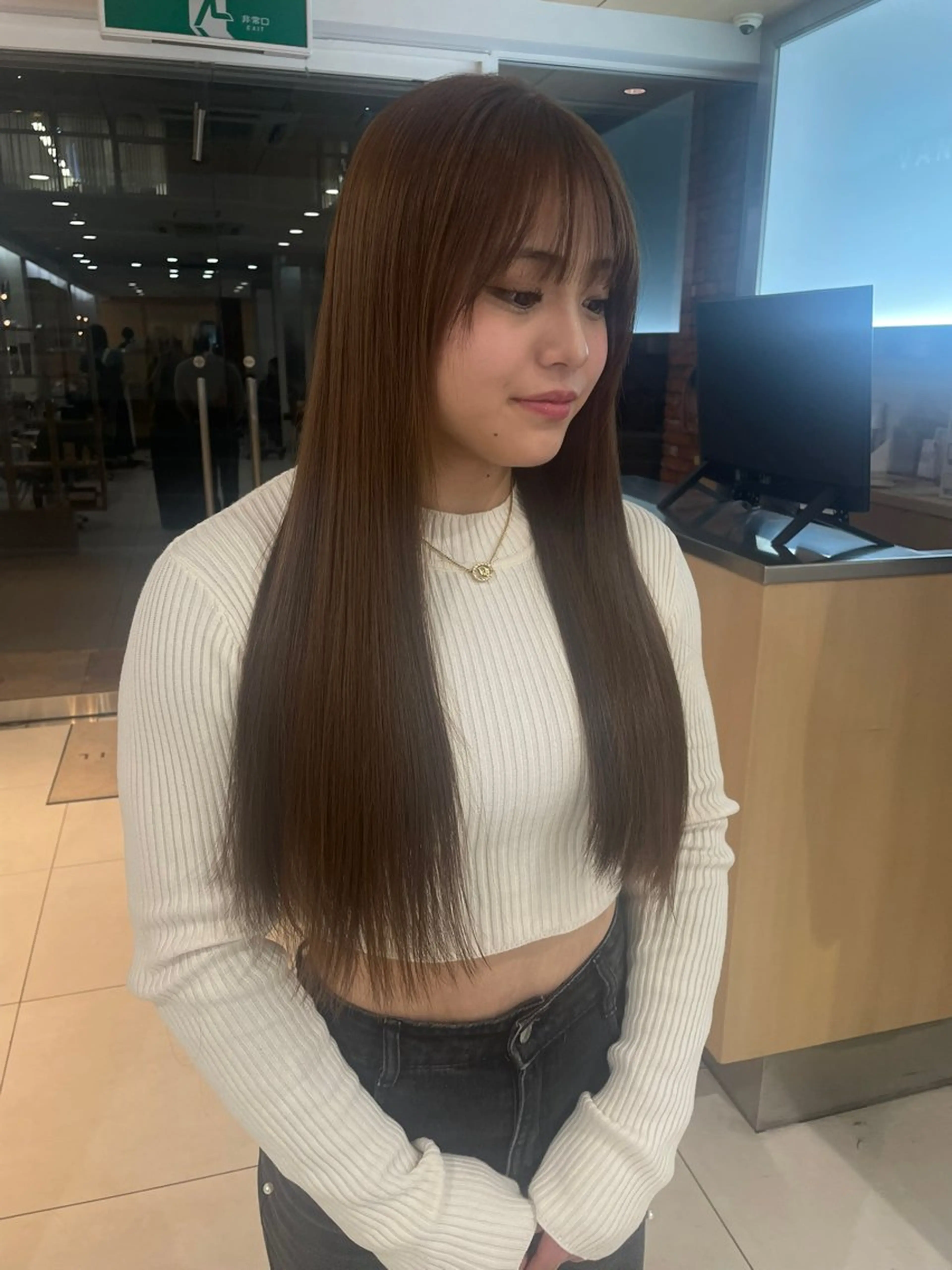 髪質改善ストレート◎自然な仕上がりの写真