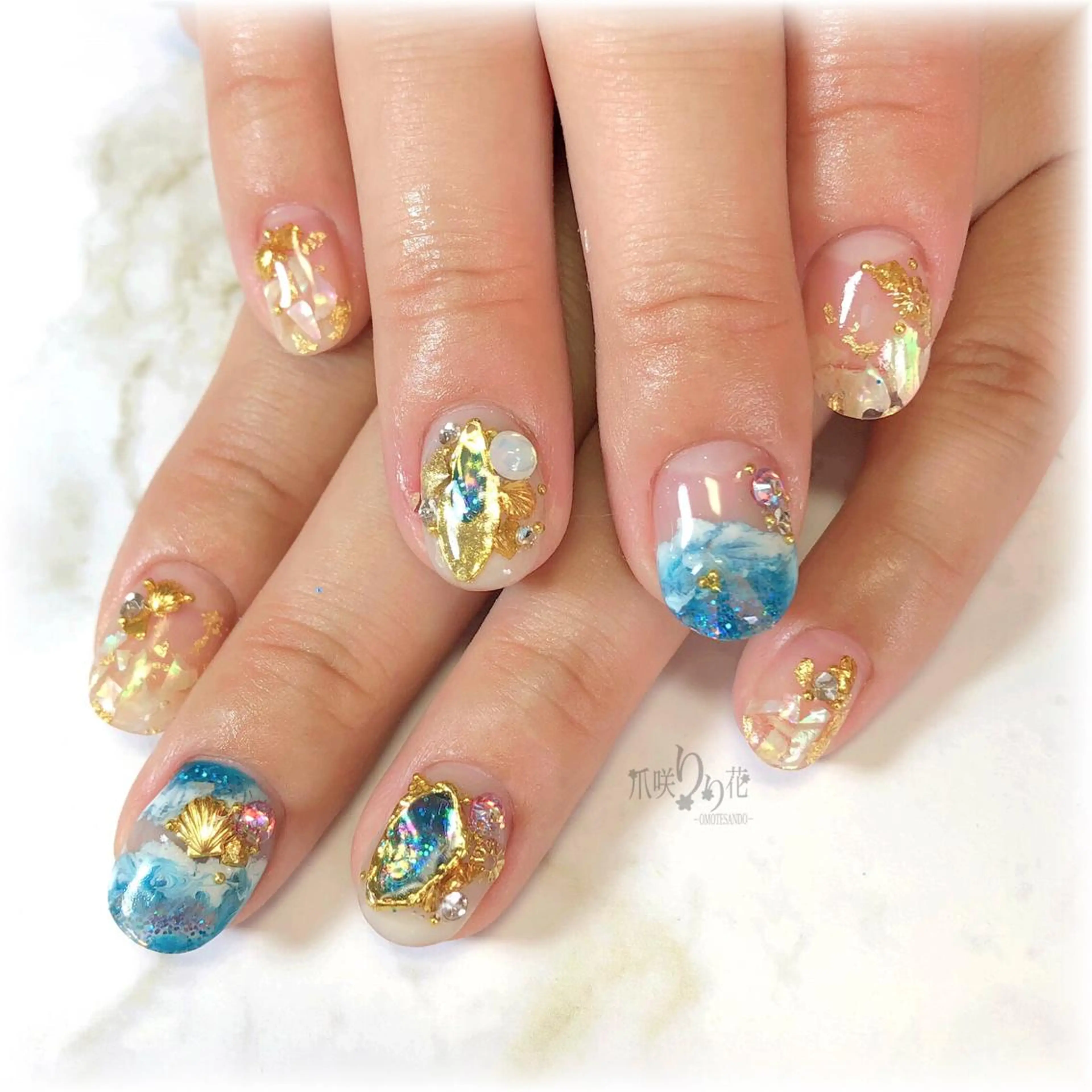 ネイル ハンドネイル ハンドケア 爪咲 りり花のネイルデザイン