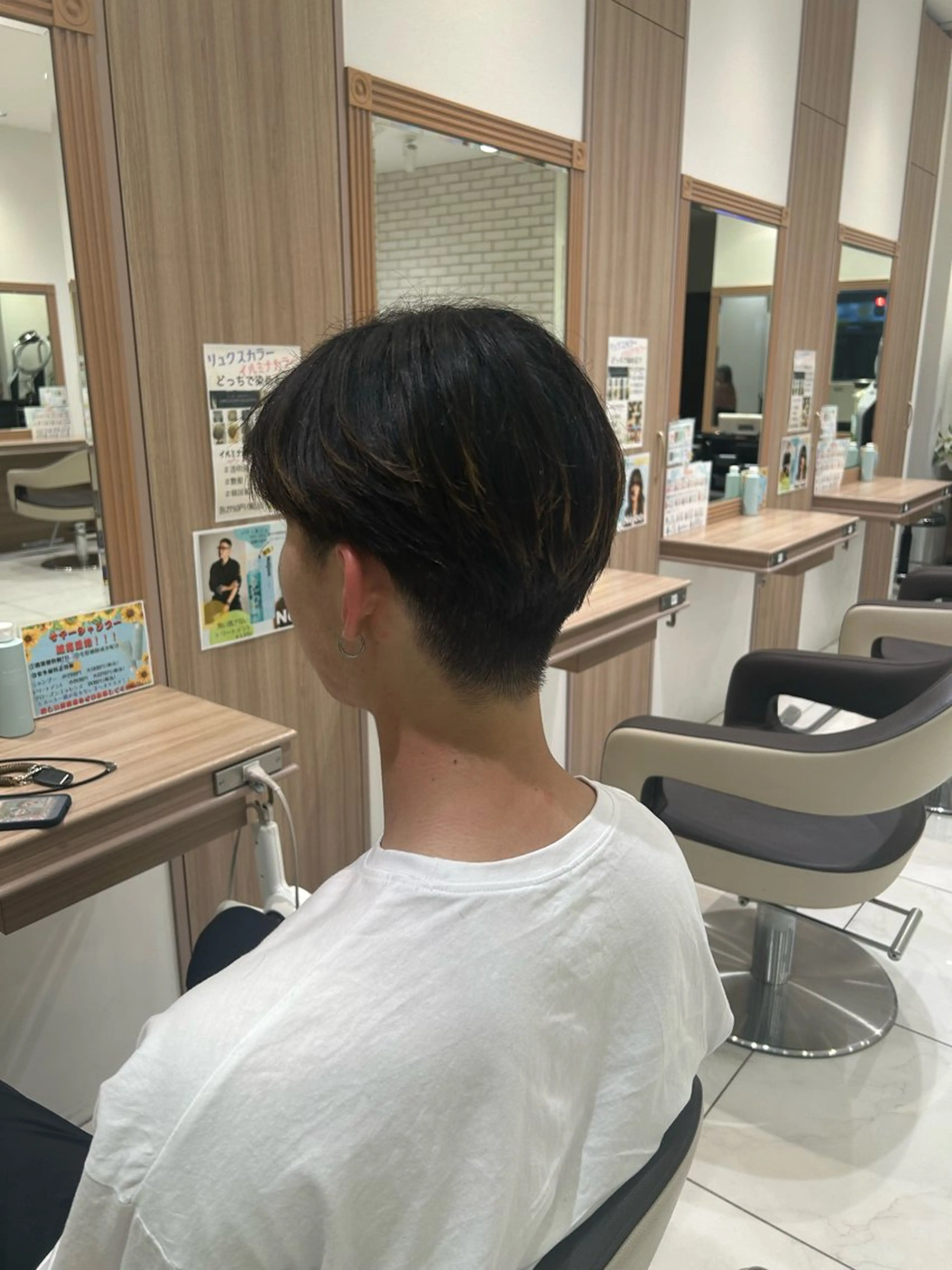 ショート メンズ マッシュ モデル募集中 松原京のヘアスタイル