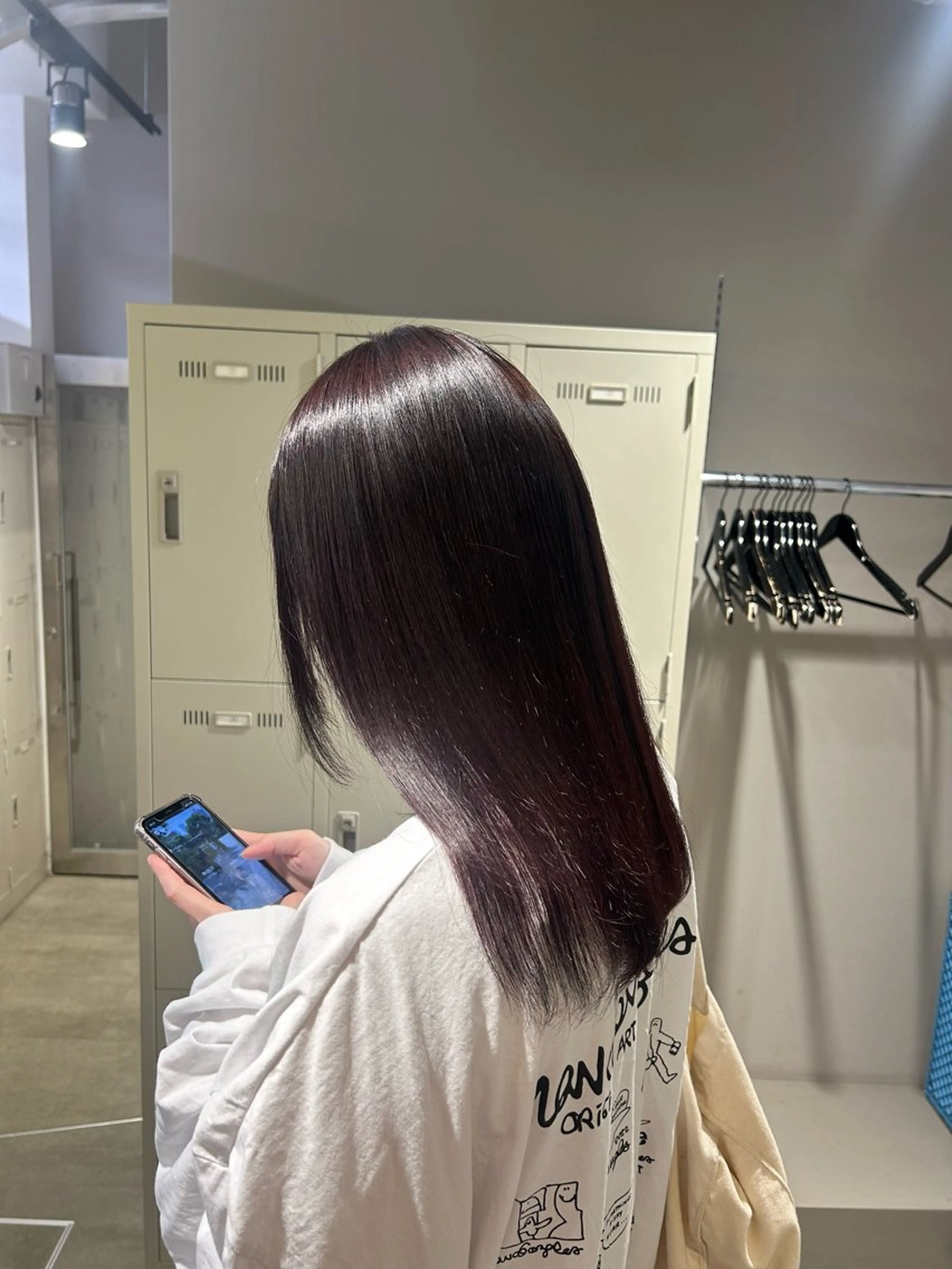 カラー ヘアカラー トリートメント 透明感ベージュ🤎 ナチュラルレイヤーのヘアスタイル