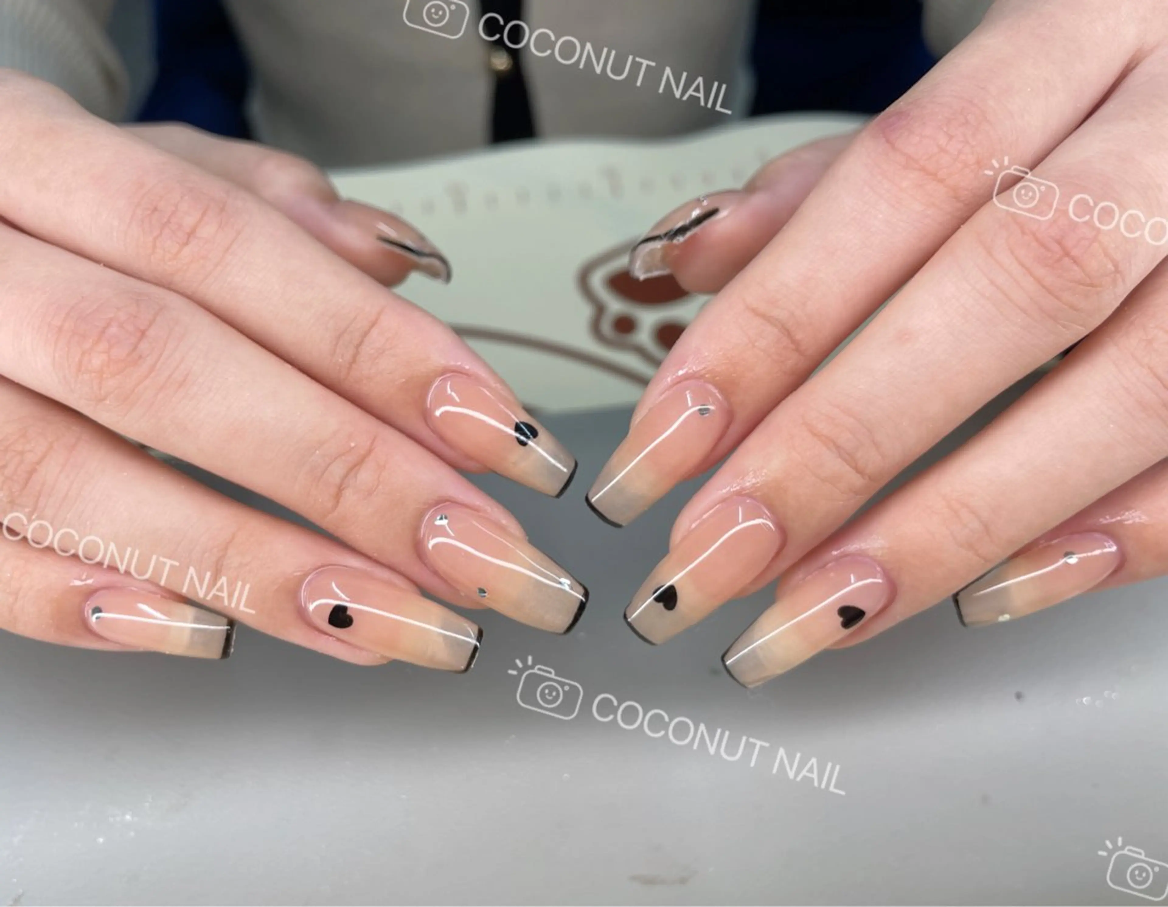 ネイル ハンドネイル 神田 ココナッツのネイルデザイン