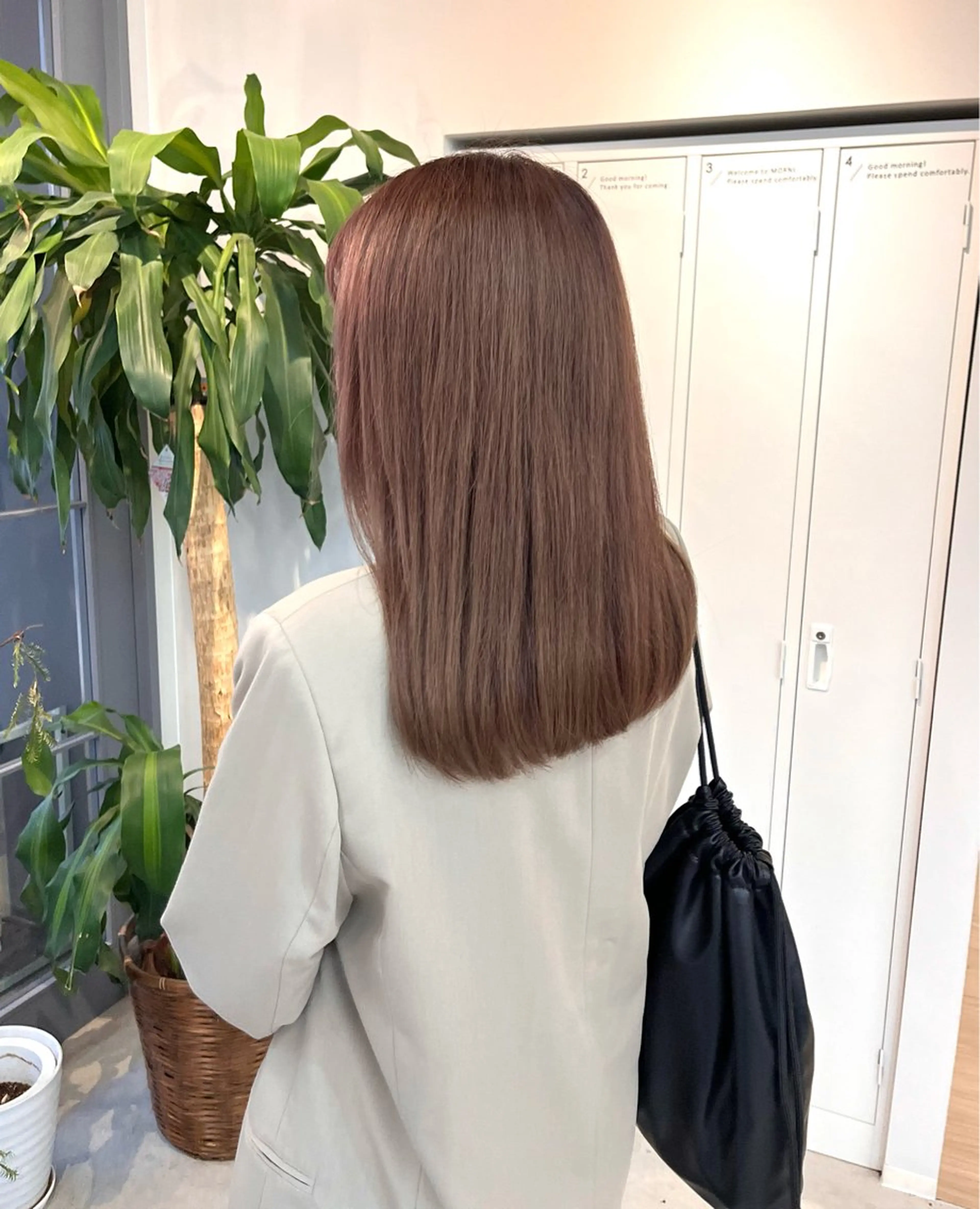 ロング カラー ベージュカラー ピンクカラー 神原 茉依🩰🪩のヘアスタイル