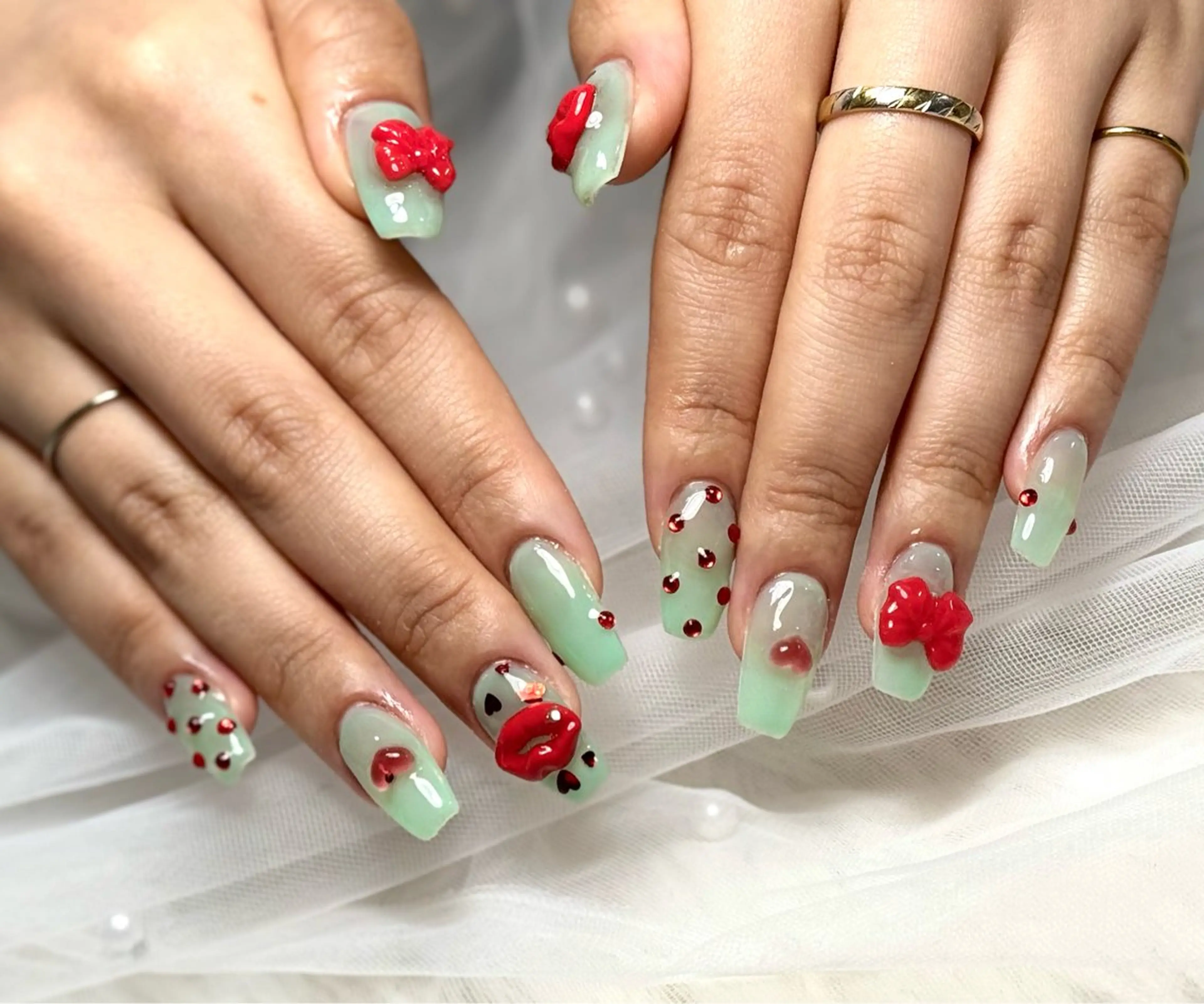 ネイル ハンドネイル salon luge あめ🍬のネイルデザイン