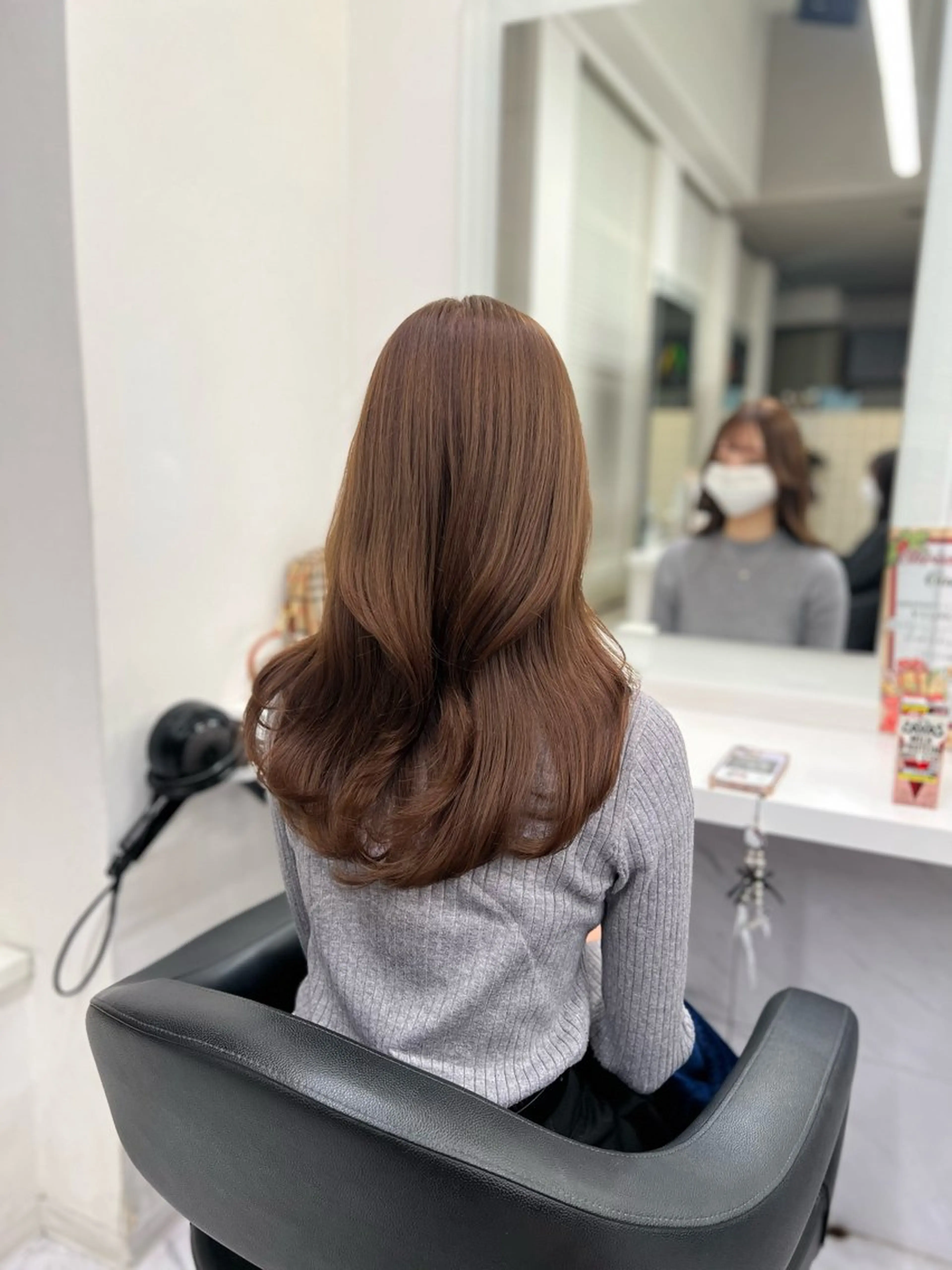 ロング カラー ヘアアレンジ カット ヘアカラー トリートメント ヘッドスパ ヘアセット 透明感×韓流ハイ トーン🫧RYUTAのヘアスタイル