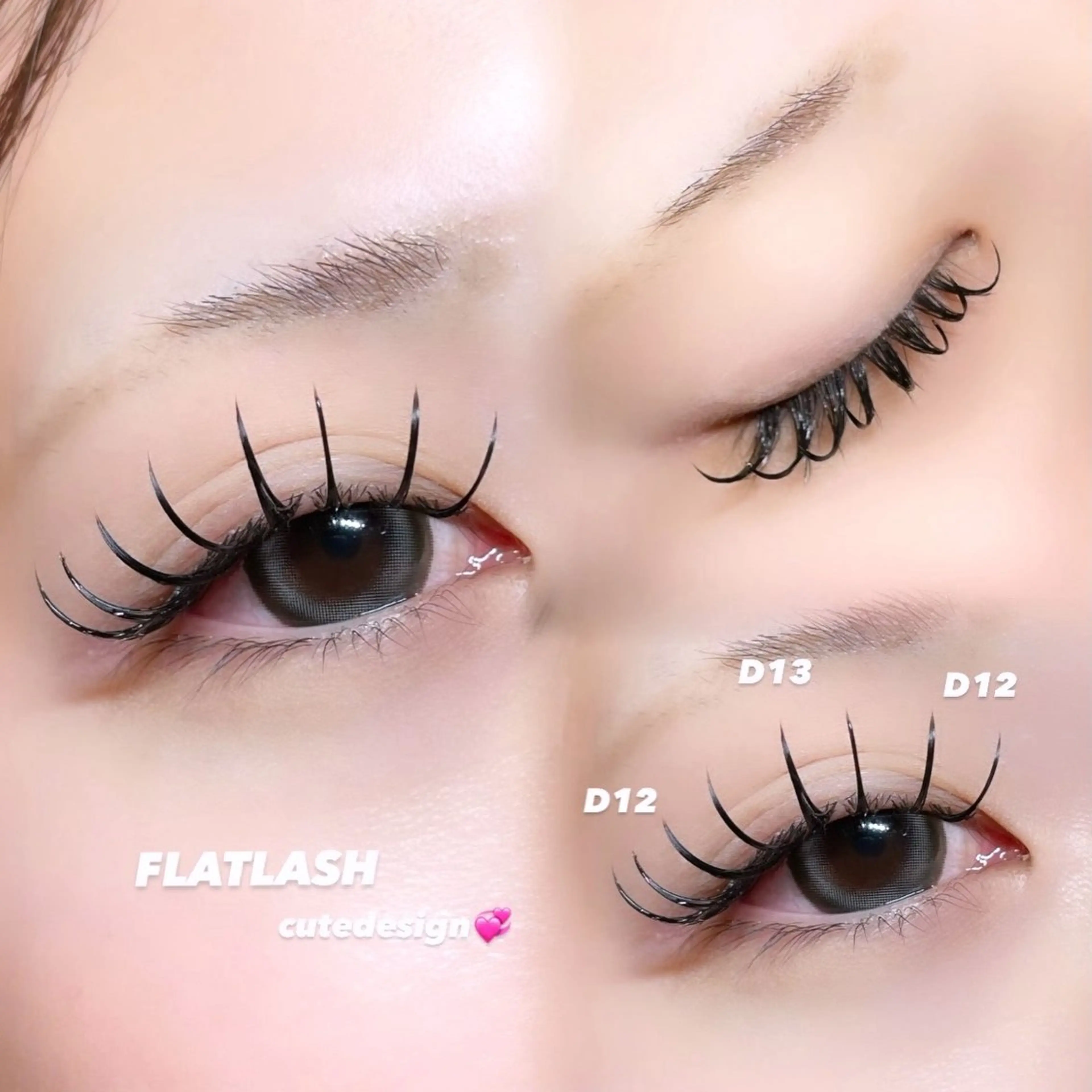 マツエク・マツパ マツエク Mell Yuuna ♡パリエク /束感のマツエク・マツパデザイン