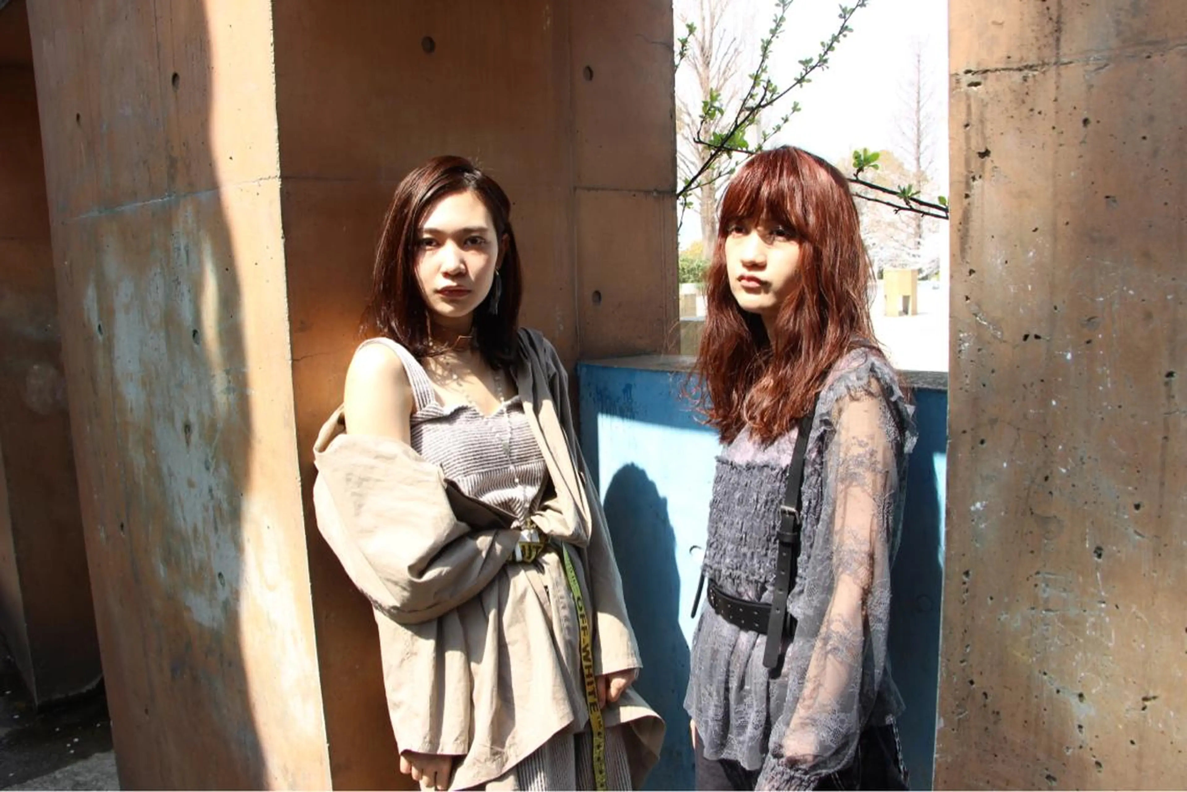 セミロング カラー パーマ 安達 俊亮のヘアスタイル