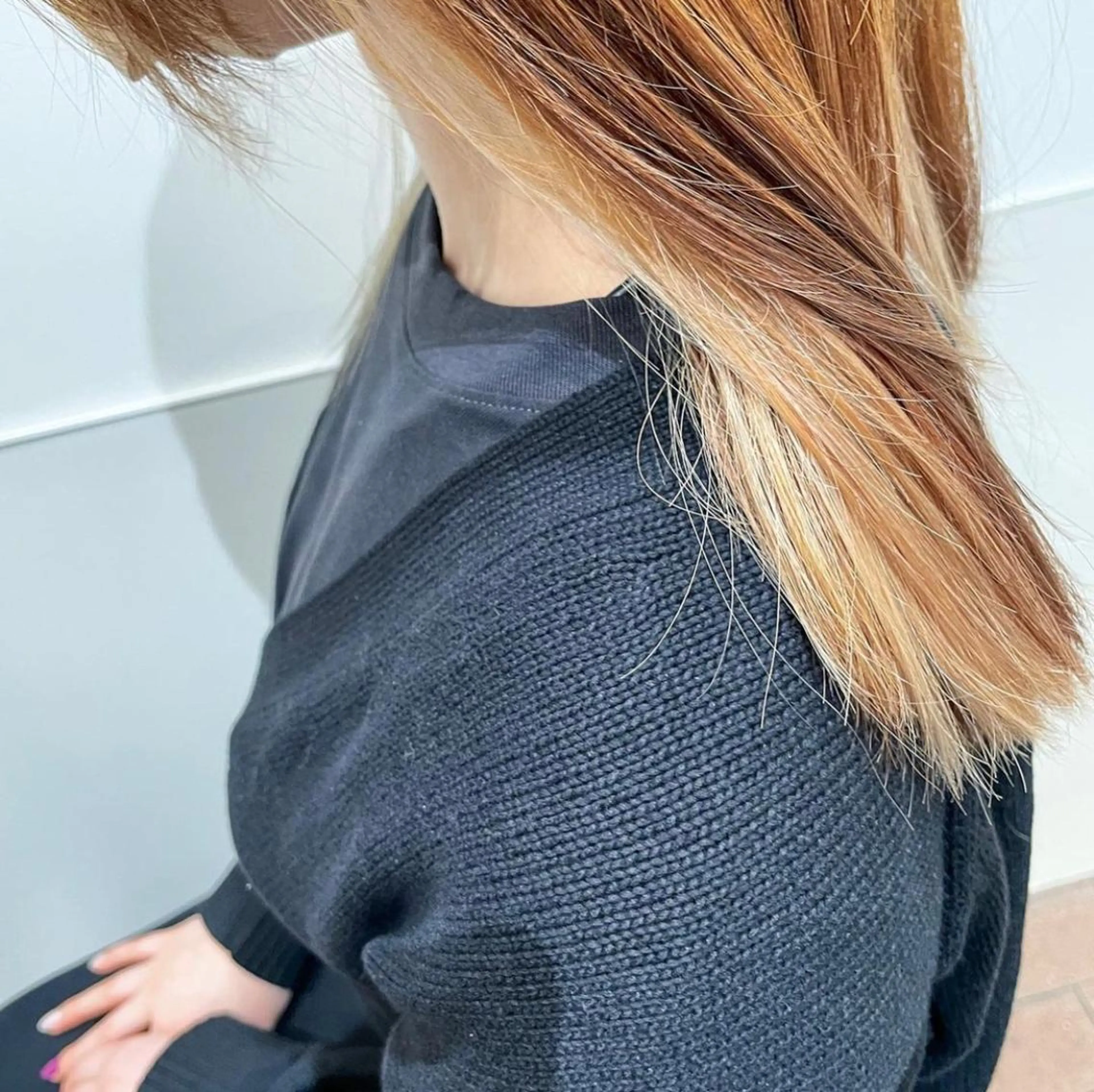 ミディアム くびれヘア 似合わせカット 小顔カット ヘアカラー トリートメント カラー得意【梅田】 瀧本友梨乃のヘアスタイル