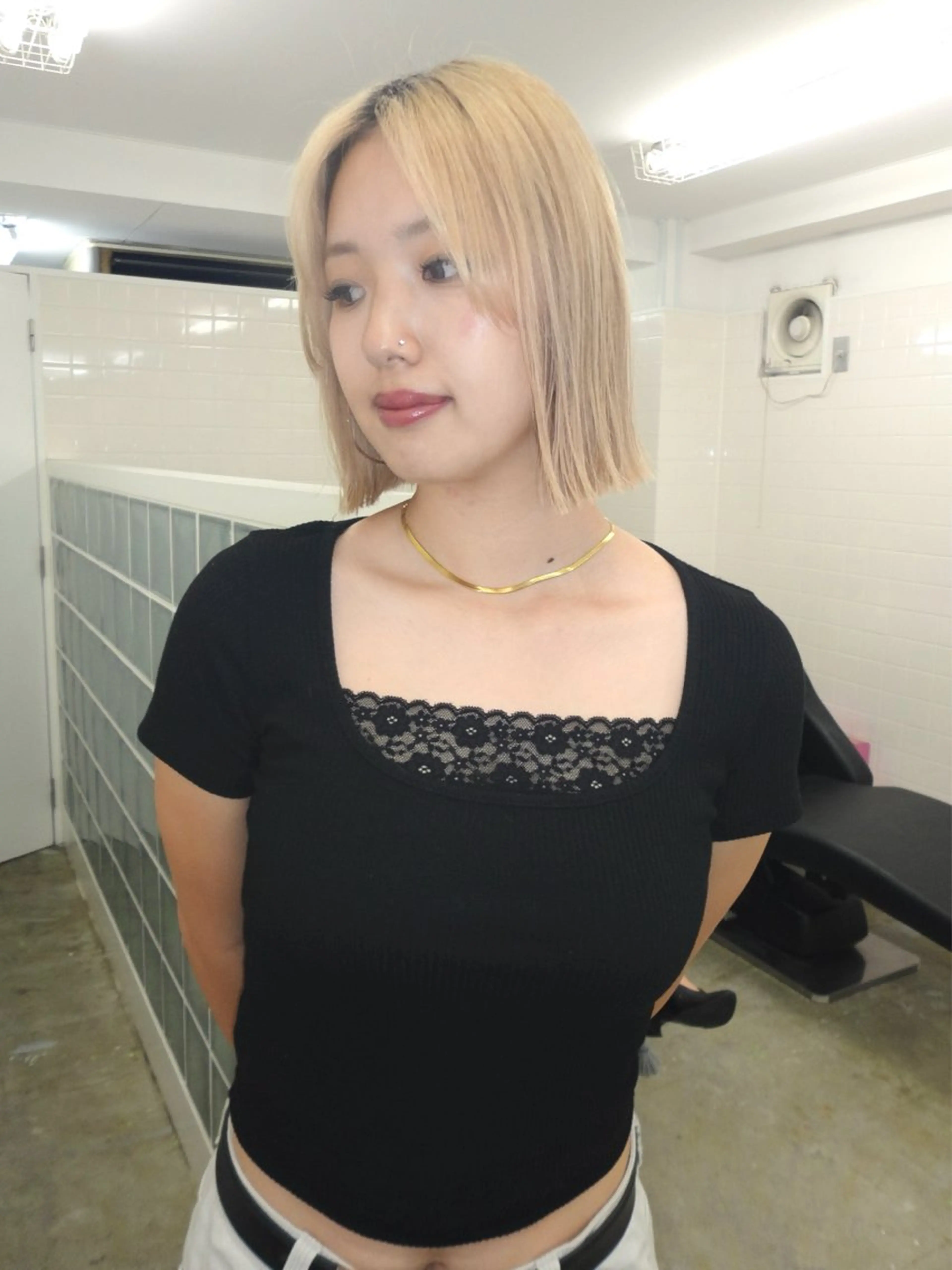 ショート 楪所属・チヒロ/パーマ /ハードパーマのヘアスタイル