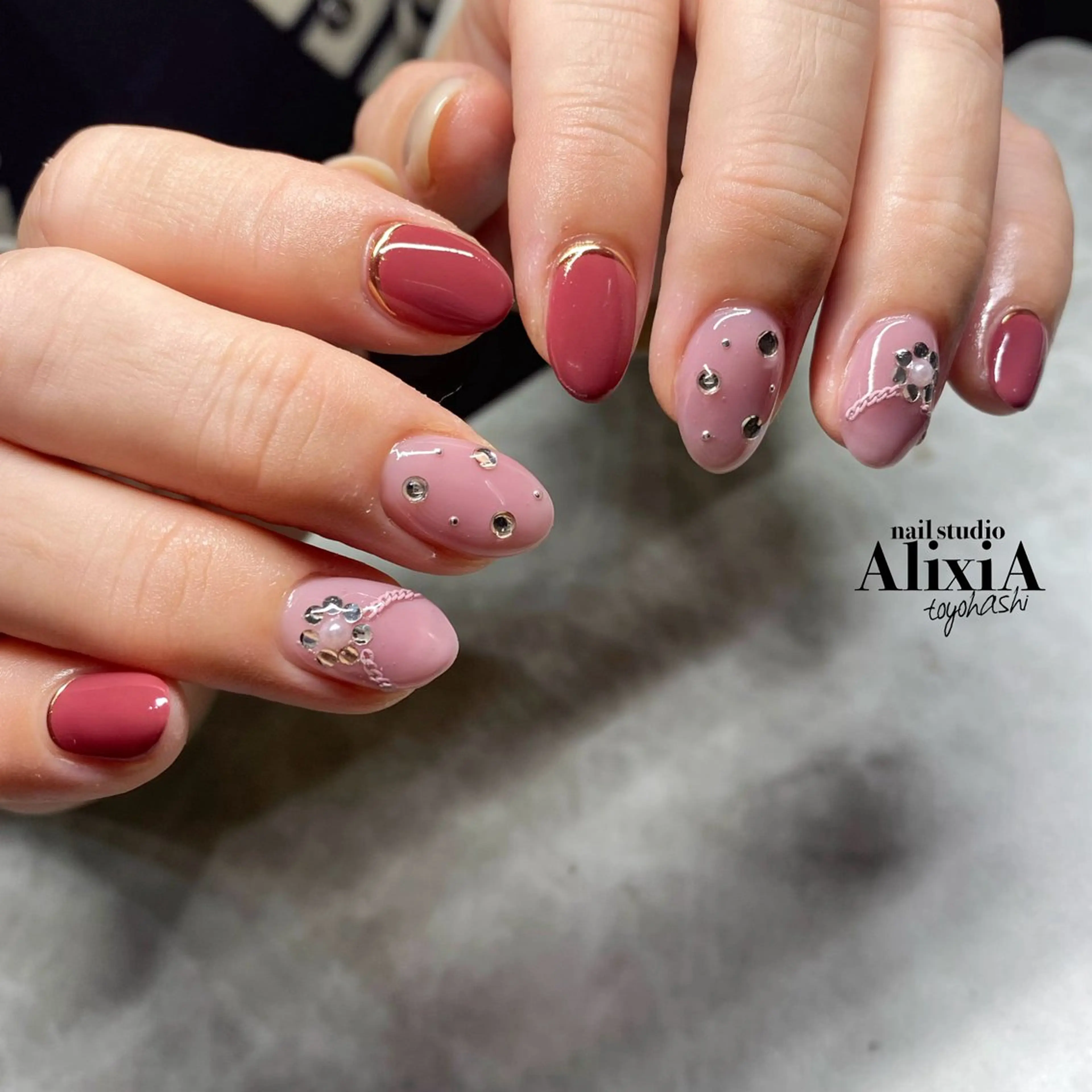 ネイル ハンドネイル AlixiA ゆみのネイルデザイン