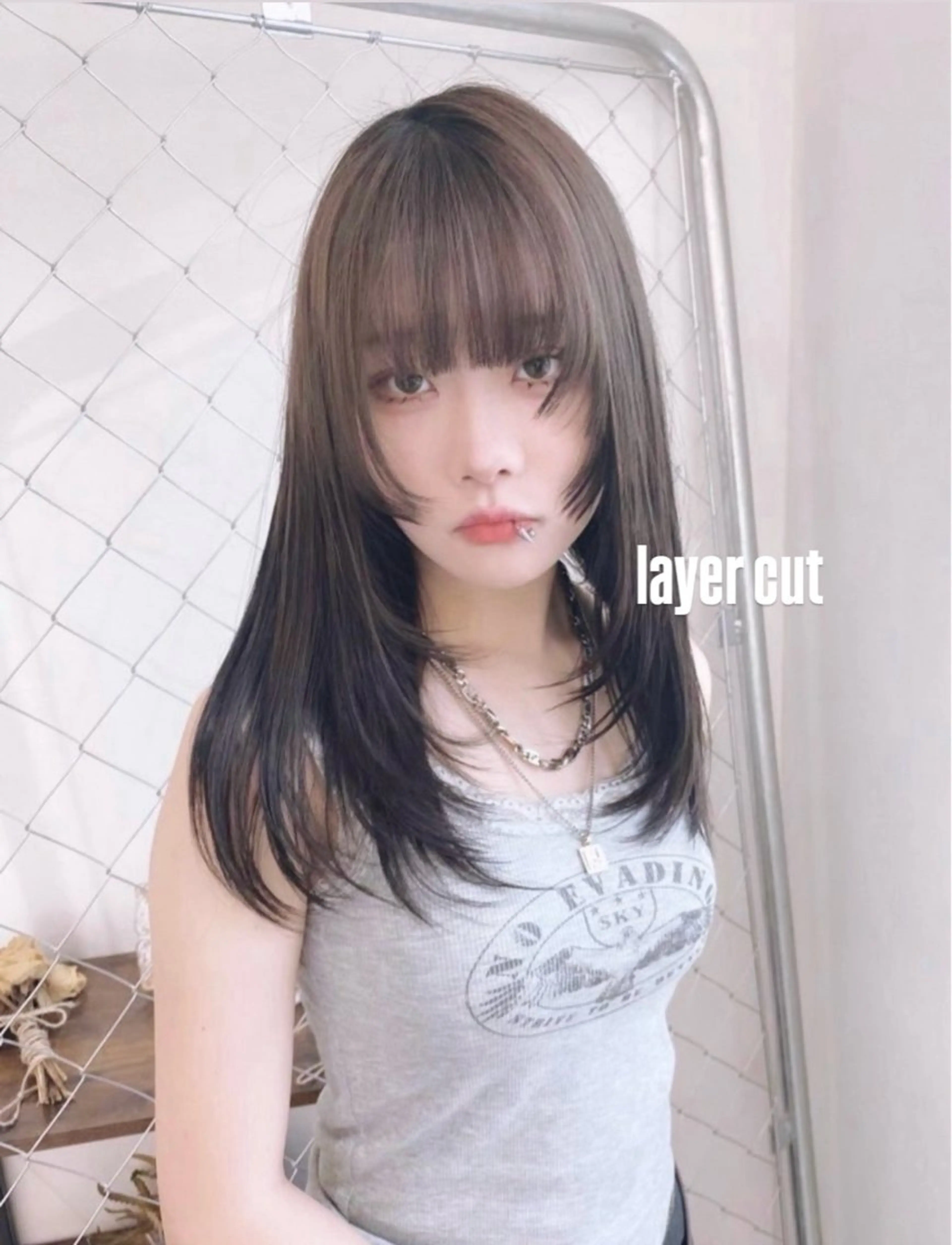 ロング ケアブリーチ/透明感 カラー🤍YURIAのヘアスタイル