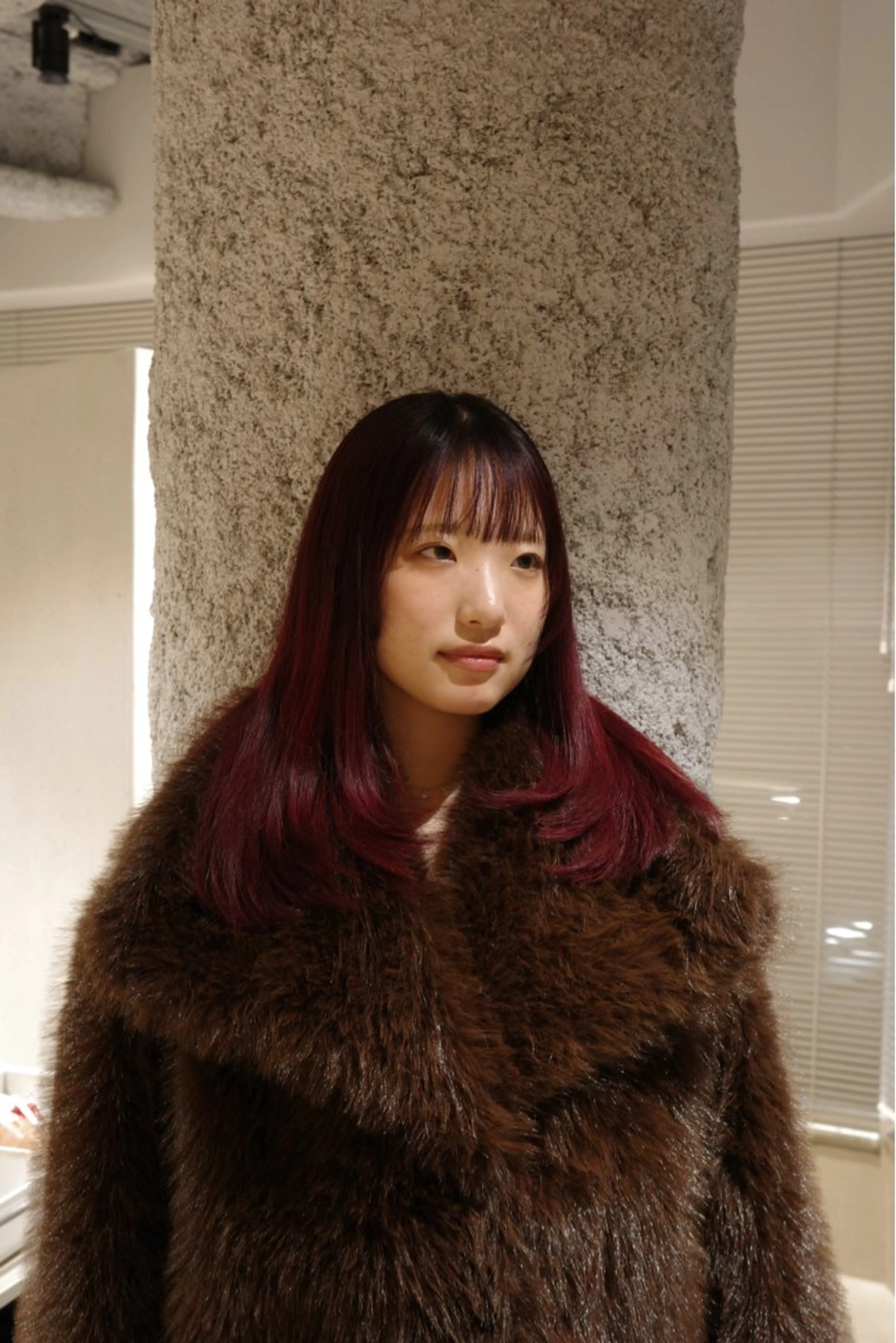 カラー 縮毛矯正 住谷 ゆりなのヘアスタイル