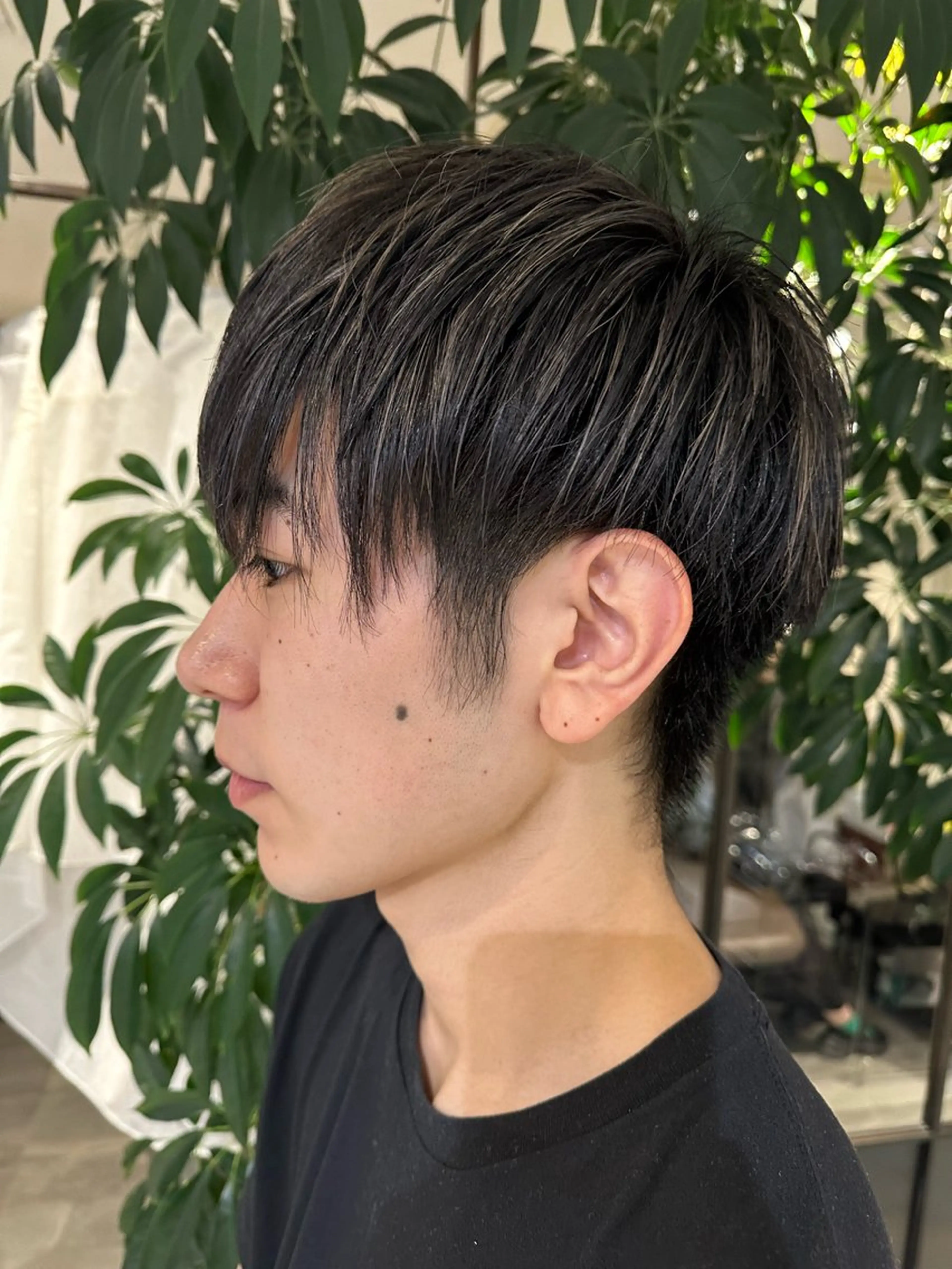 メンズ メンズハイライト ボブ/似合わせ レイヤーcocomoのヘアスタイル