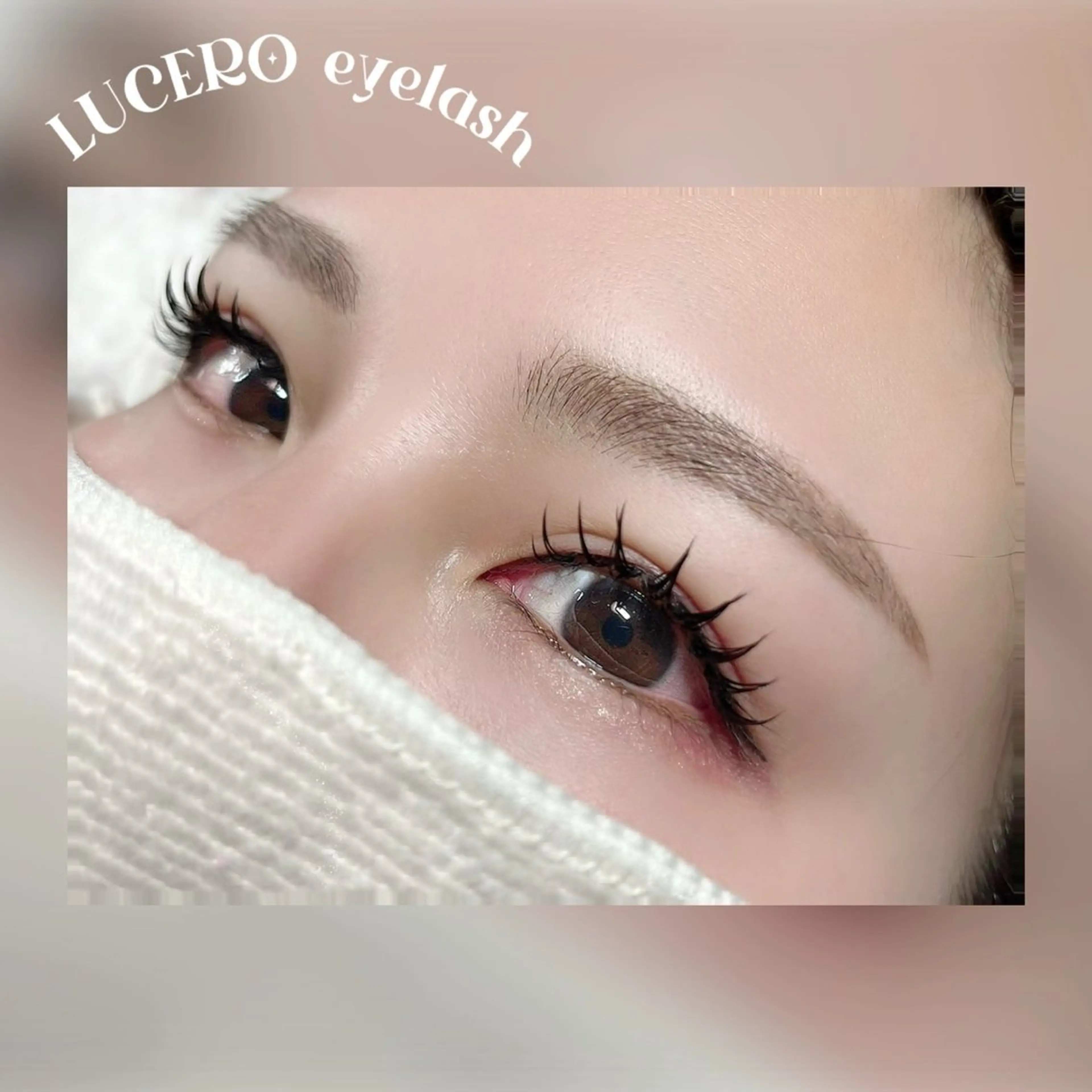 マツエク・マツパ フラットラッシュ LUCERO eyelashのマツエク・マツパデザイン