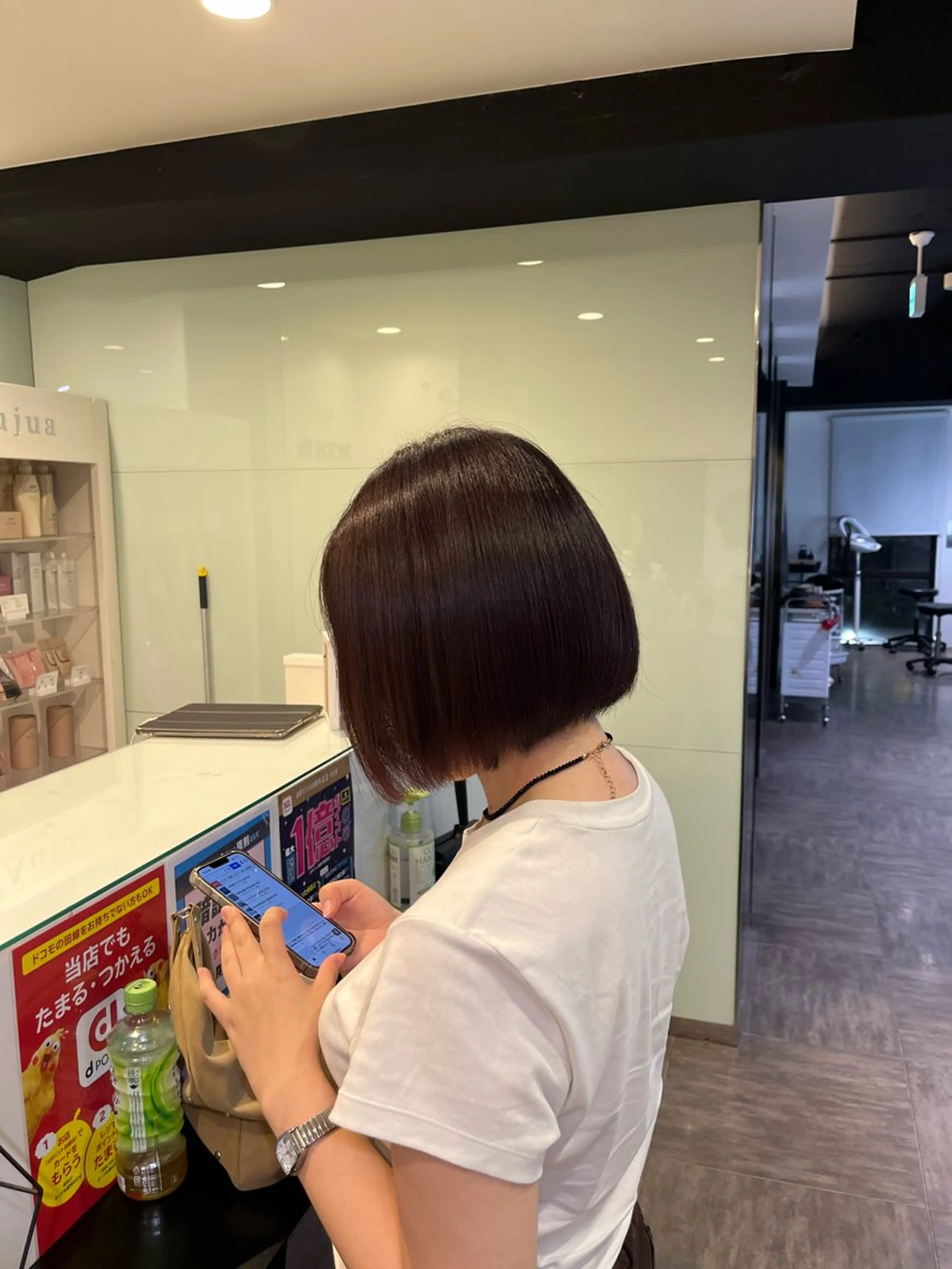 ショート チョコレートブラウン TSUKASA カラーモデル募集中のヘアスタイル
